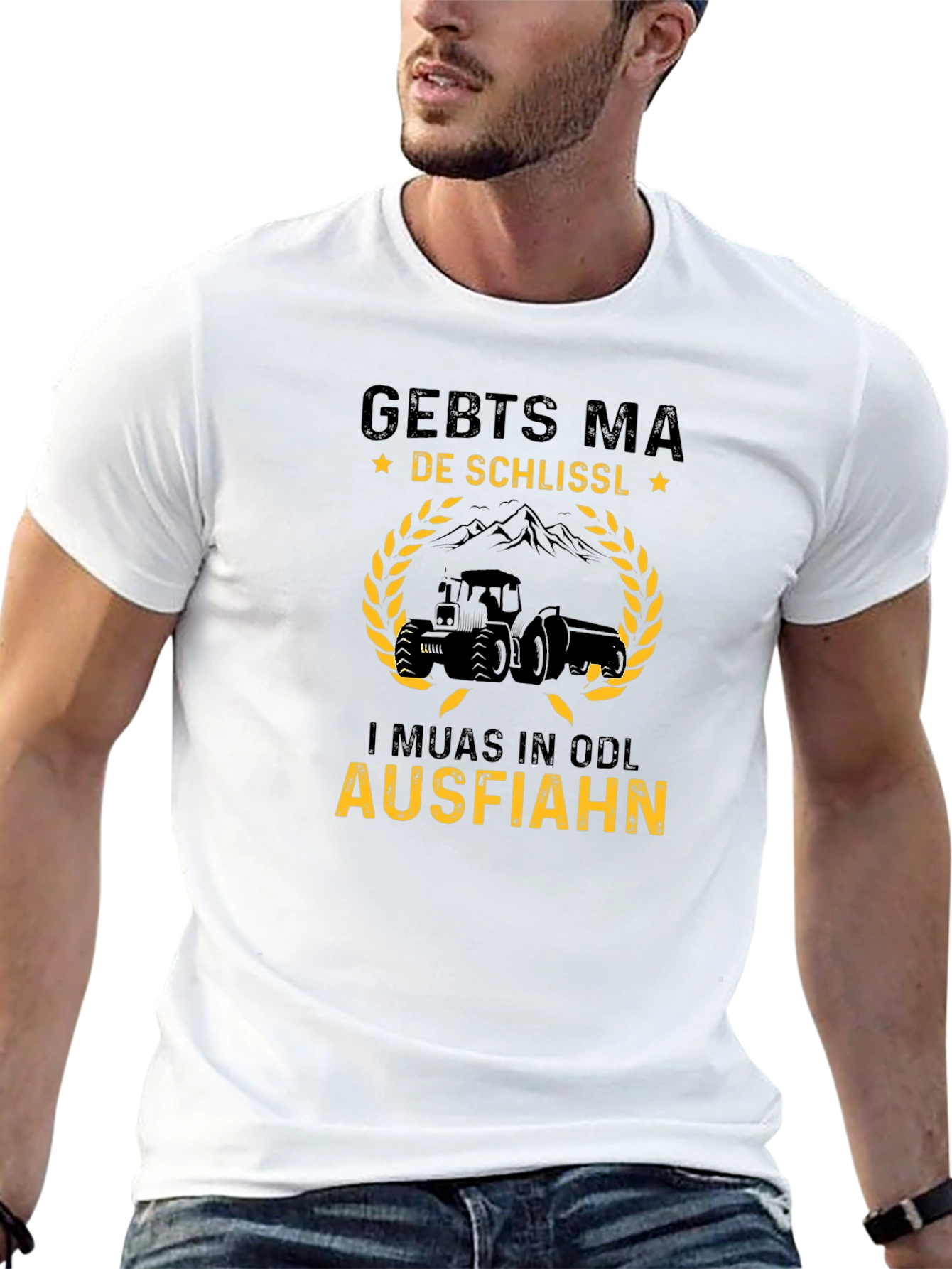 Gebts Ma De Schluessel Farmer T-Shirt