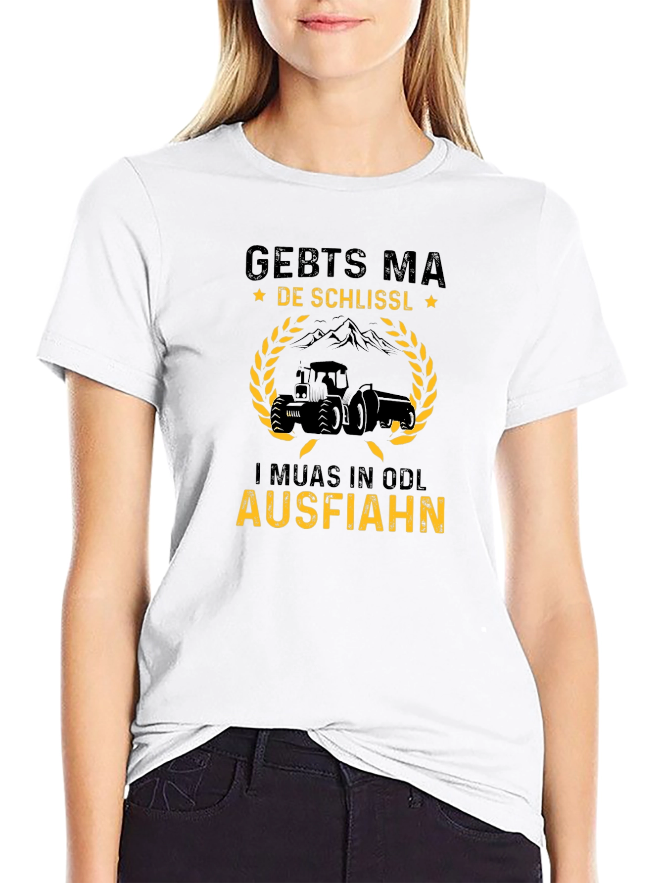 Gebts Ma De Schluessel Farmer T-Shirt