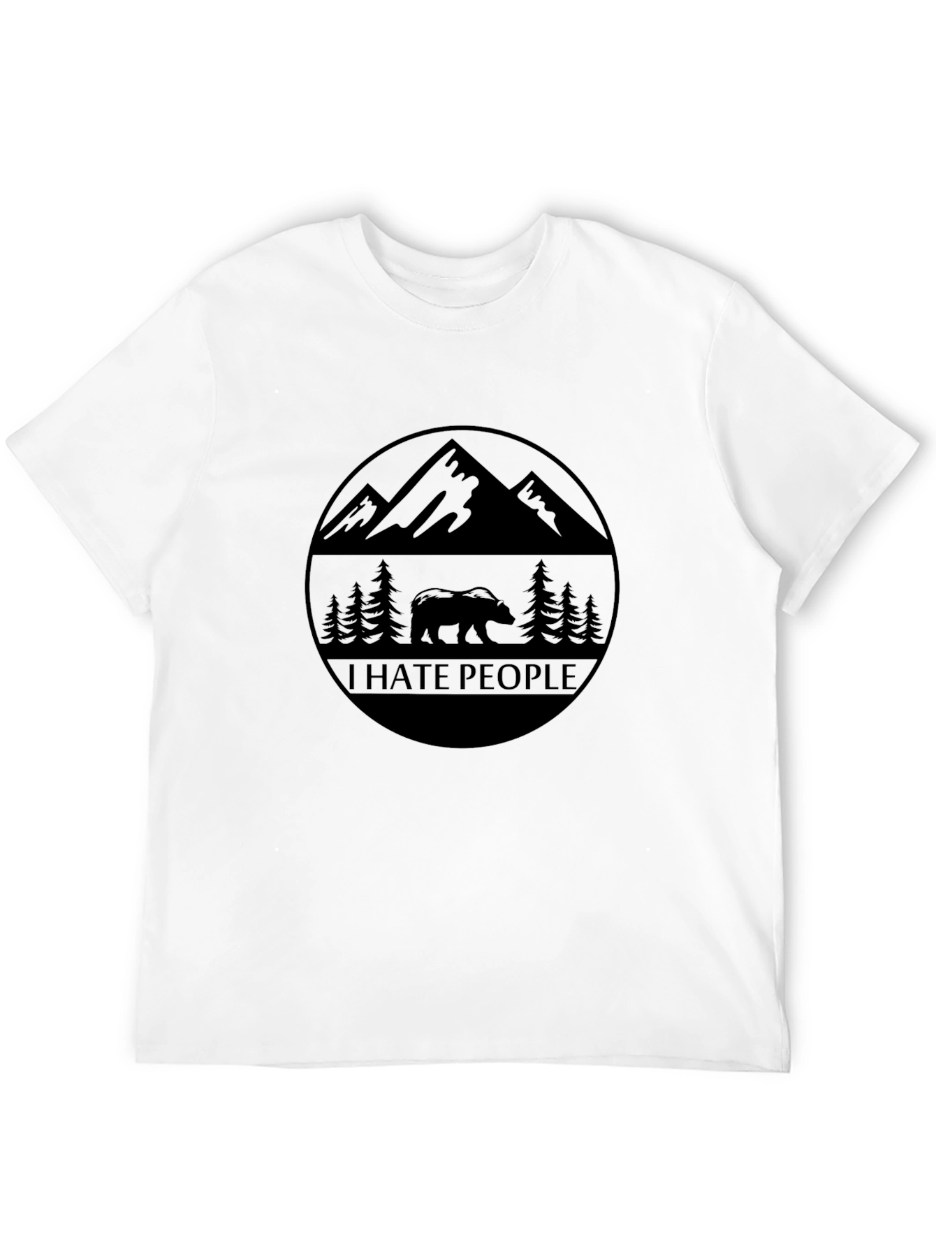I Hate People Bear Mountain Graphic Tee