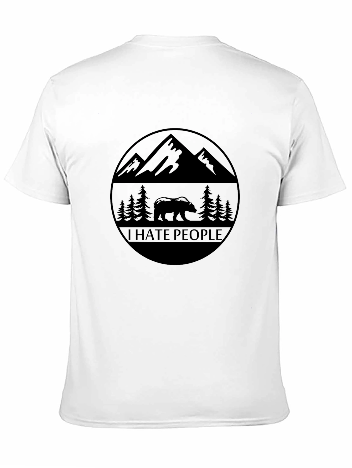 I Hate People Bear Mountain Graphic Tee