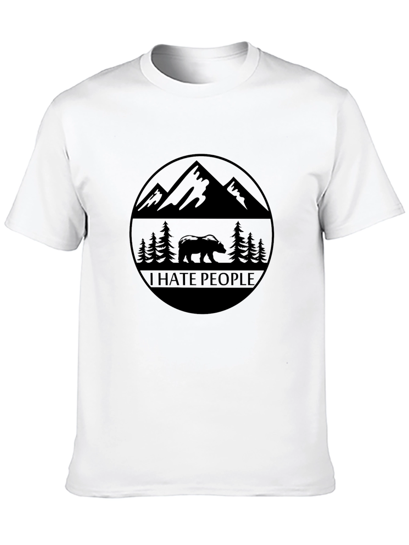 I Hate People Bear Mountain Graphic Tee