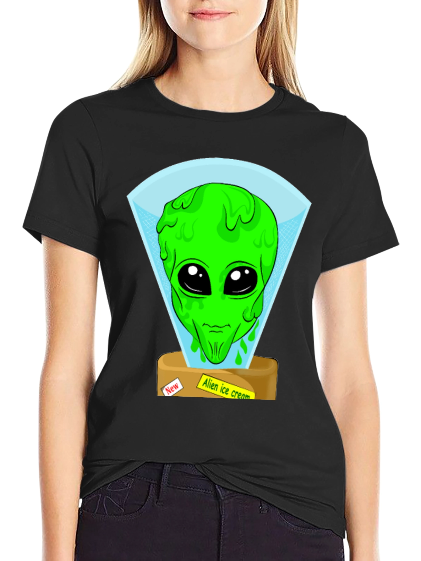 Alien Ice Cream Graphic Tee