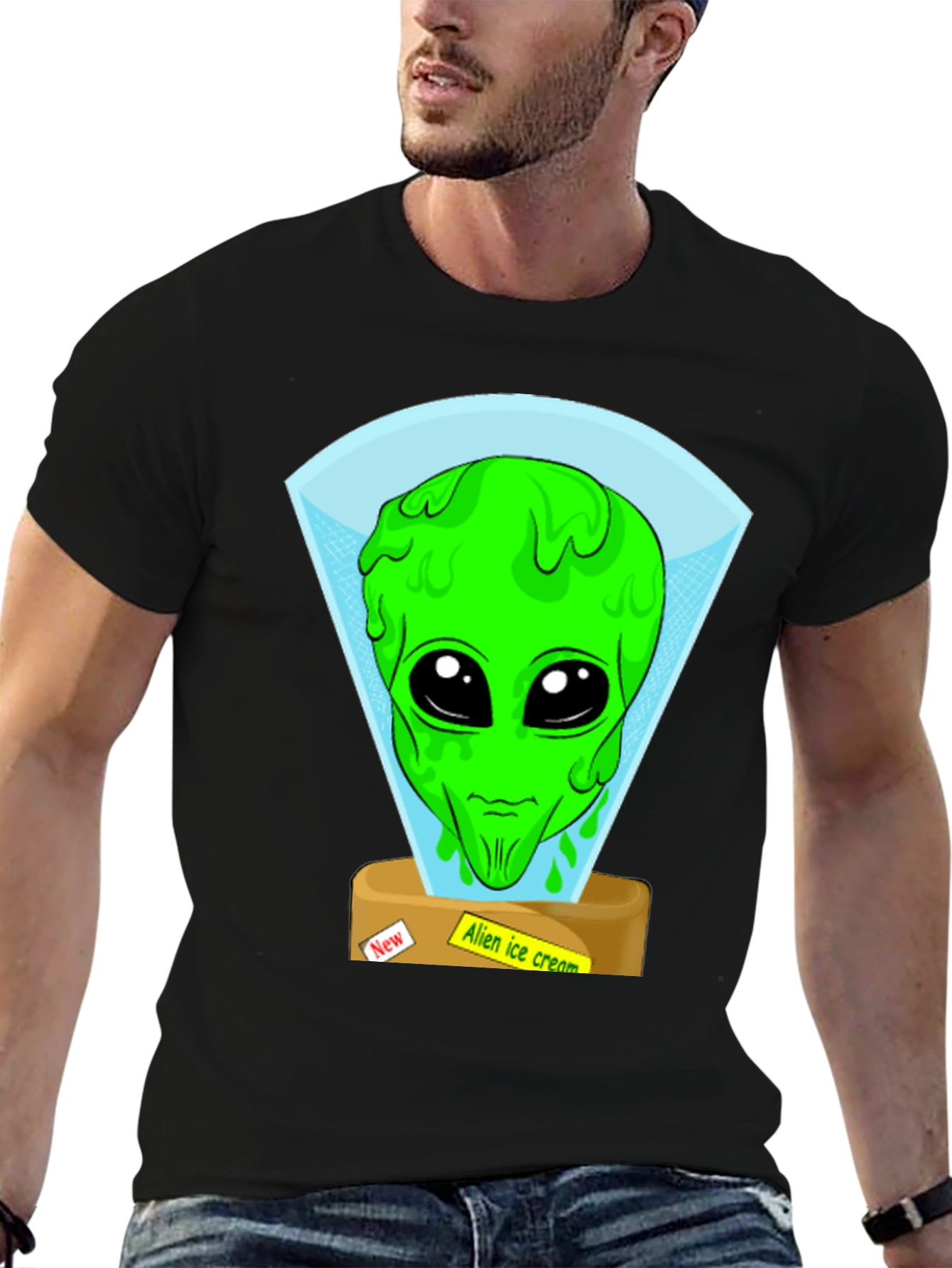 Alien Ice Cream Graphic Tee