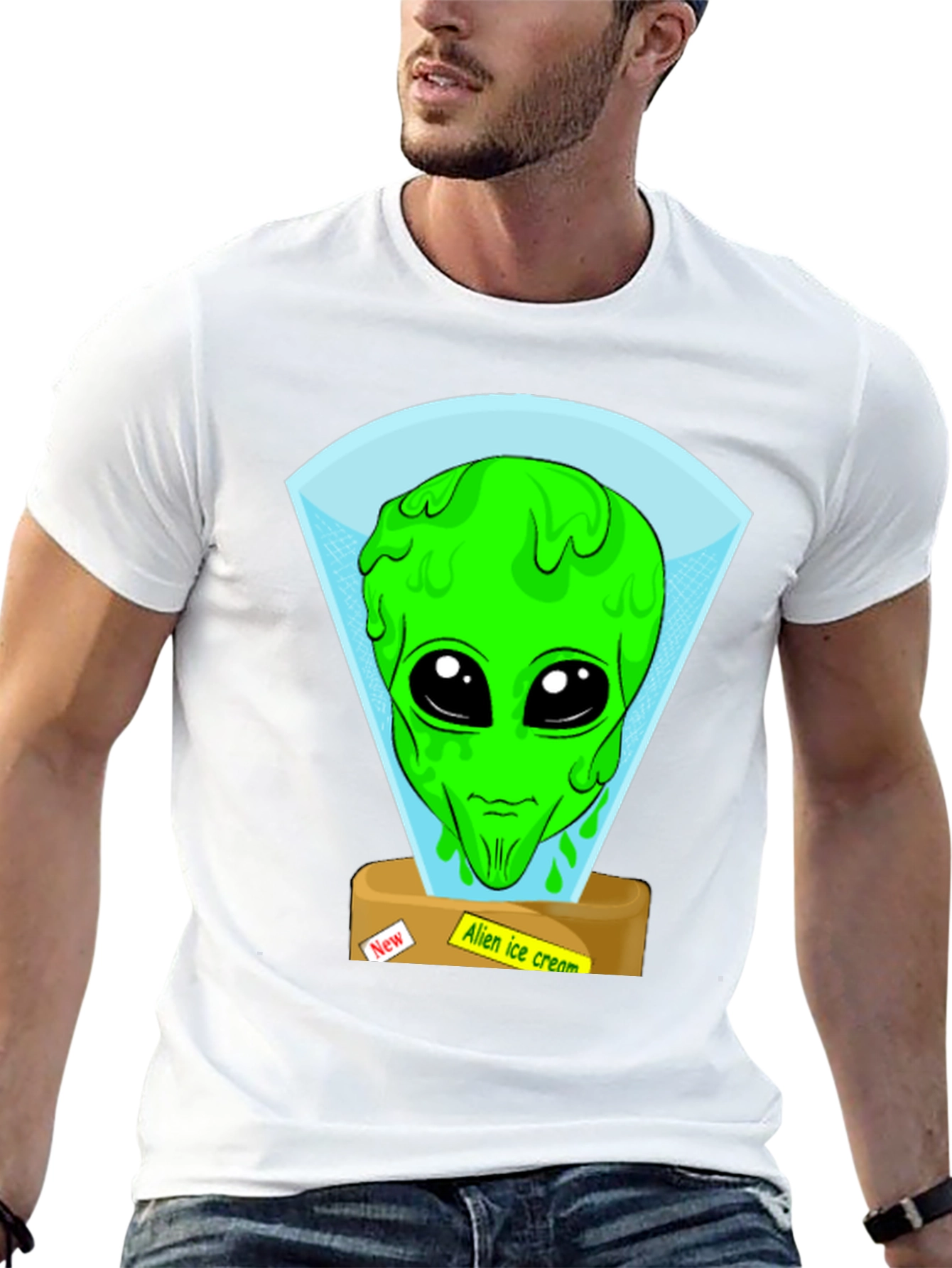 Alien Ice Cream Graphic Tee