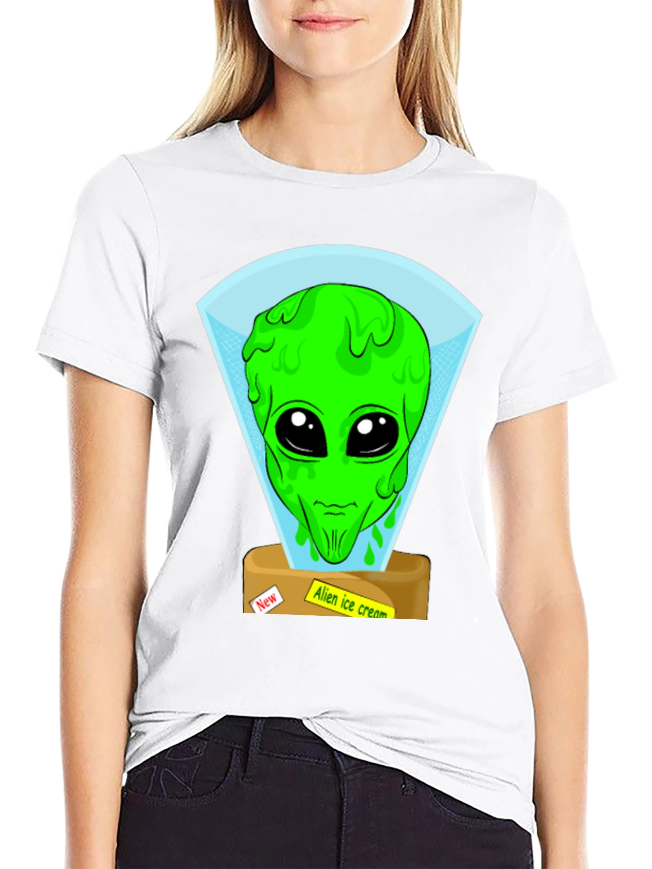 Alien Ice Cream Graphic Tee