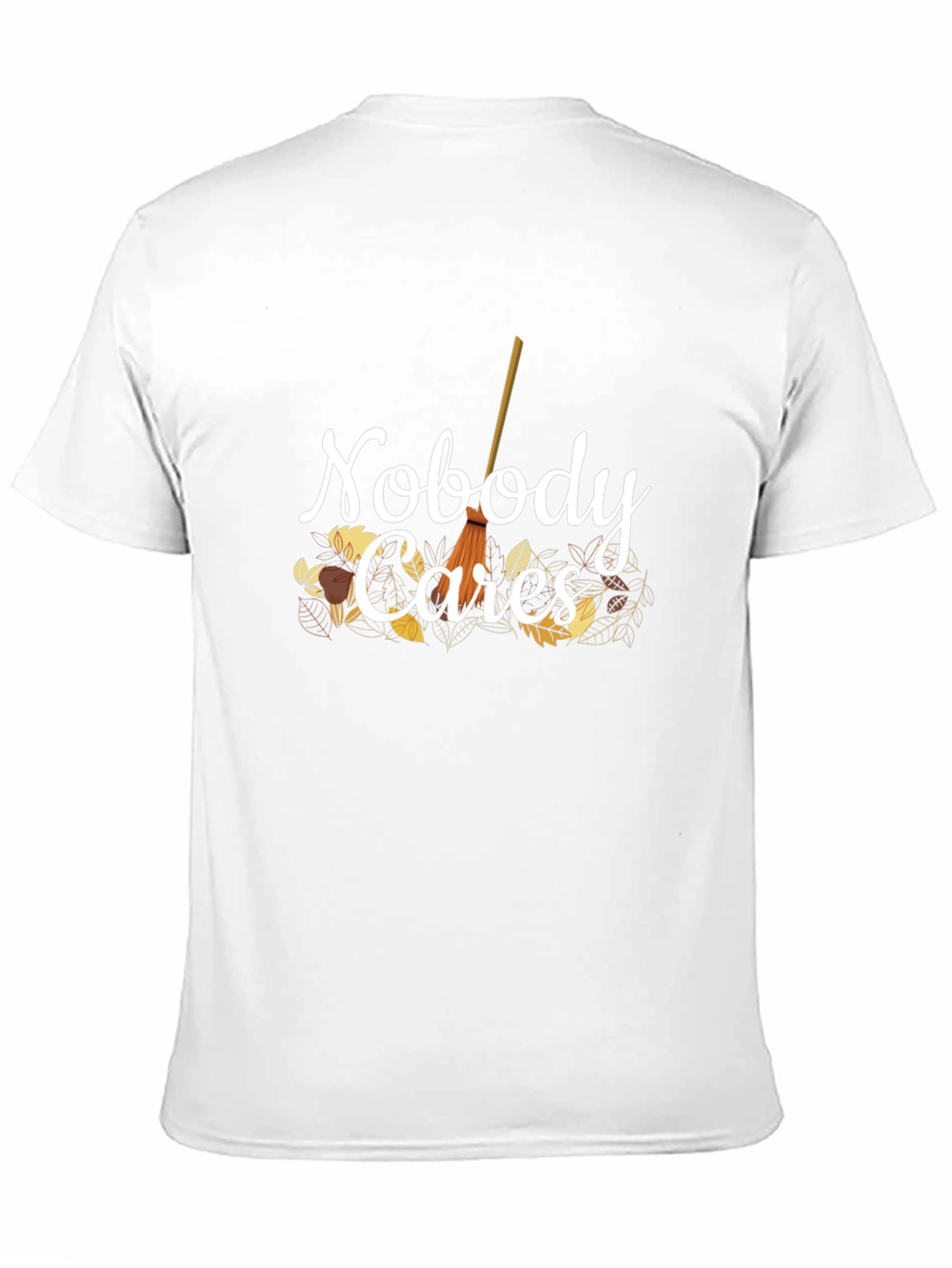 Nobody Cares T-Shirt - Autumn Themed Graphic Tee