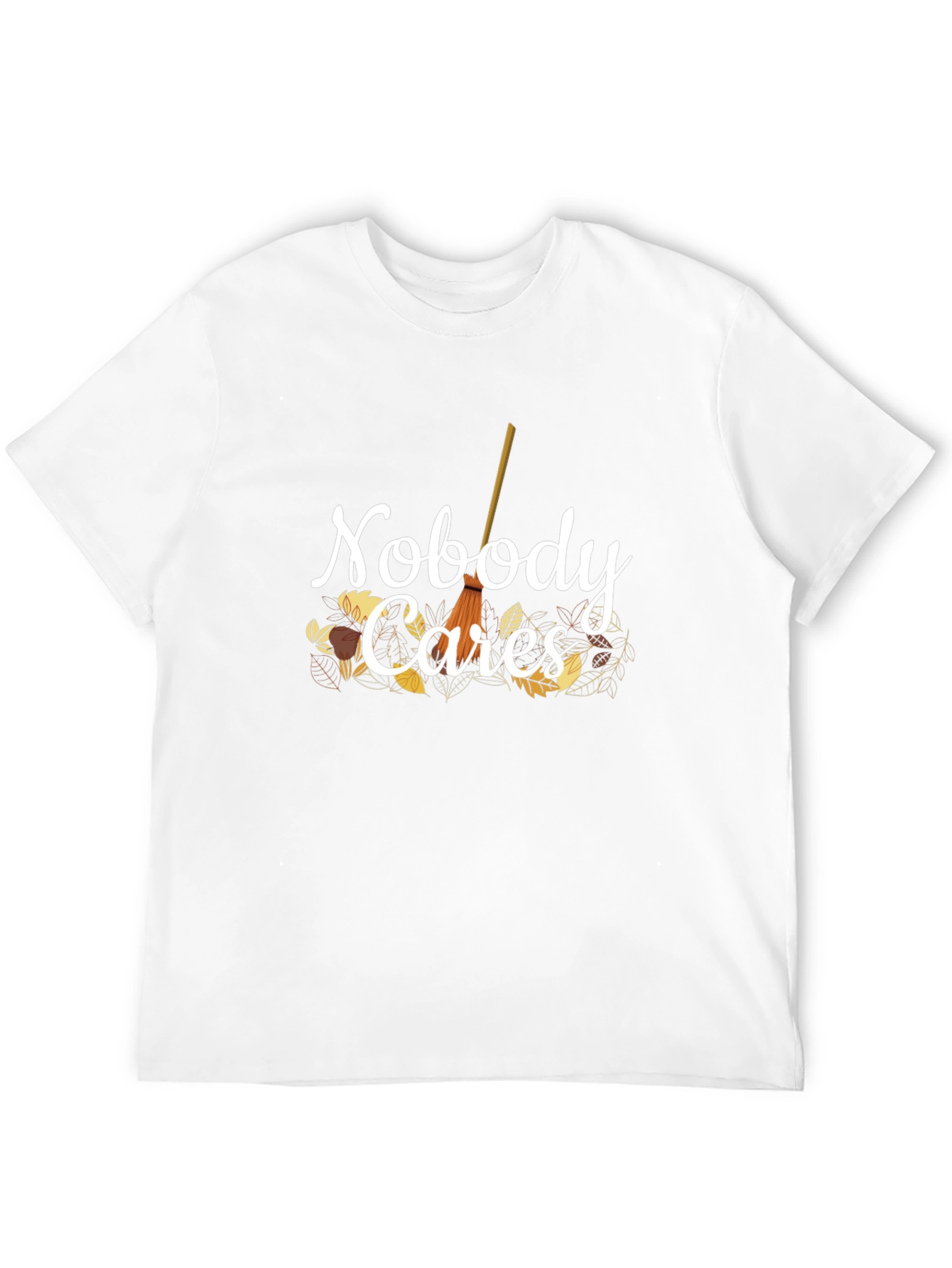 Nobody Cares T-Shirt - Autumn Themed Graphic Tee