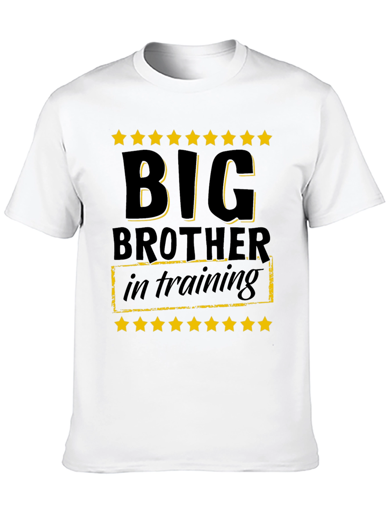 Big Brother in Training T-Shirt - Black Cotton Tee