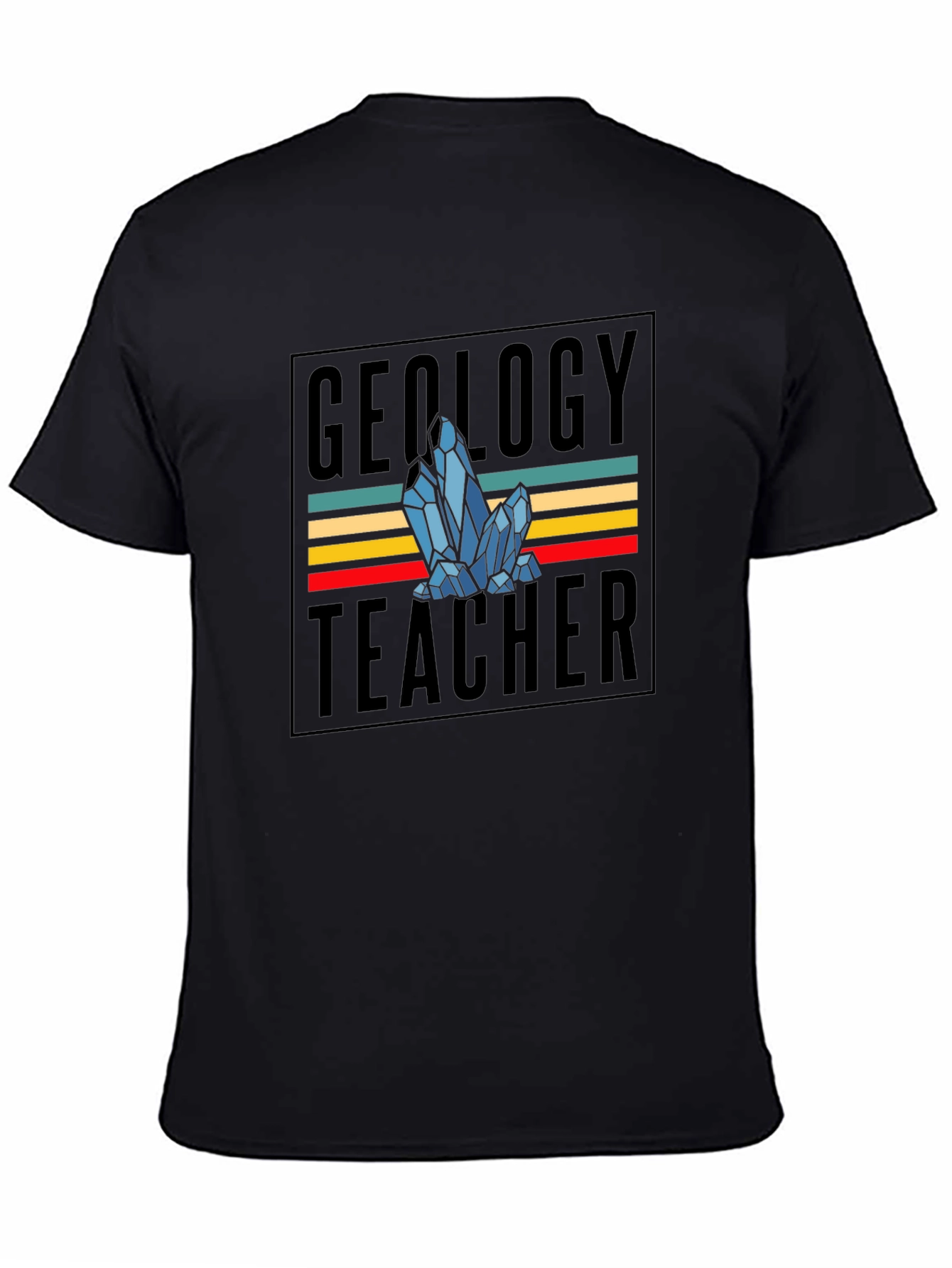 Geology Teacher T-Shirt - Crystal Design
