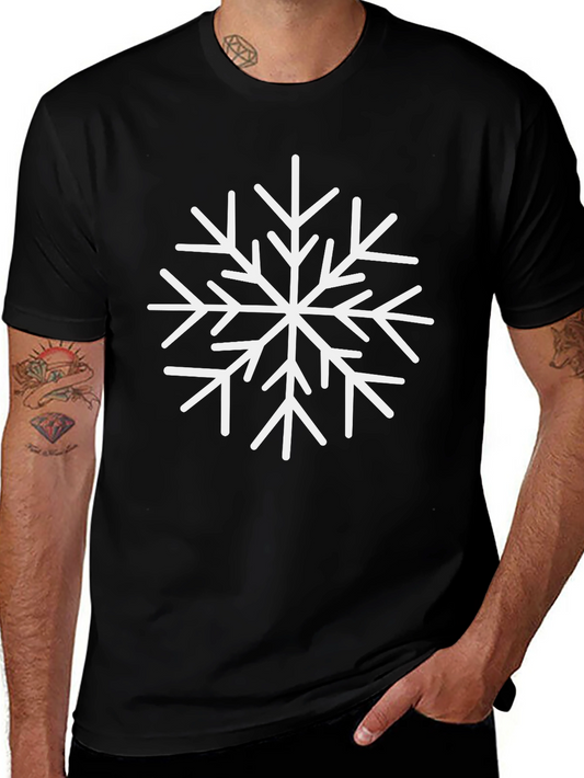 Snowflake Graphic Tee - Winter Holiday Style
