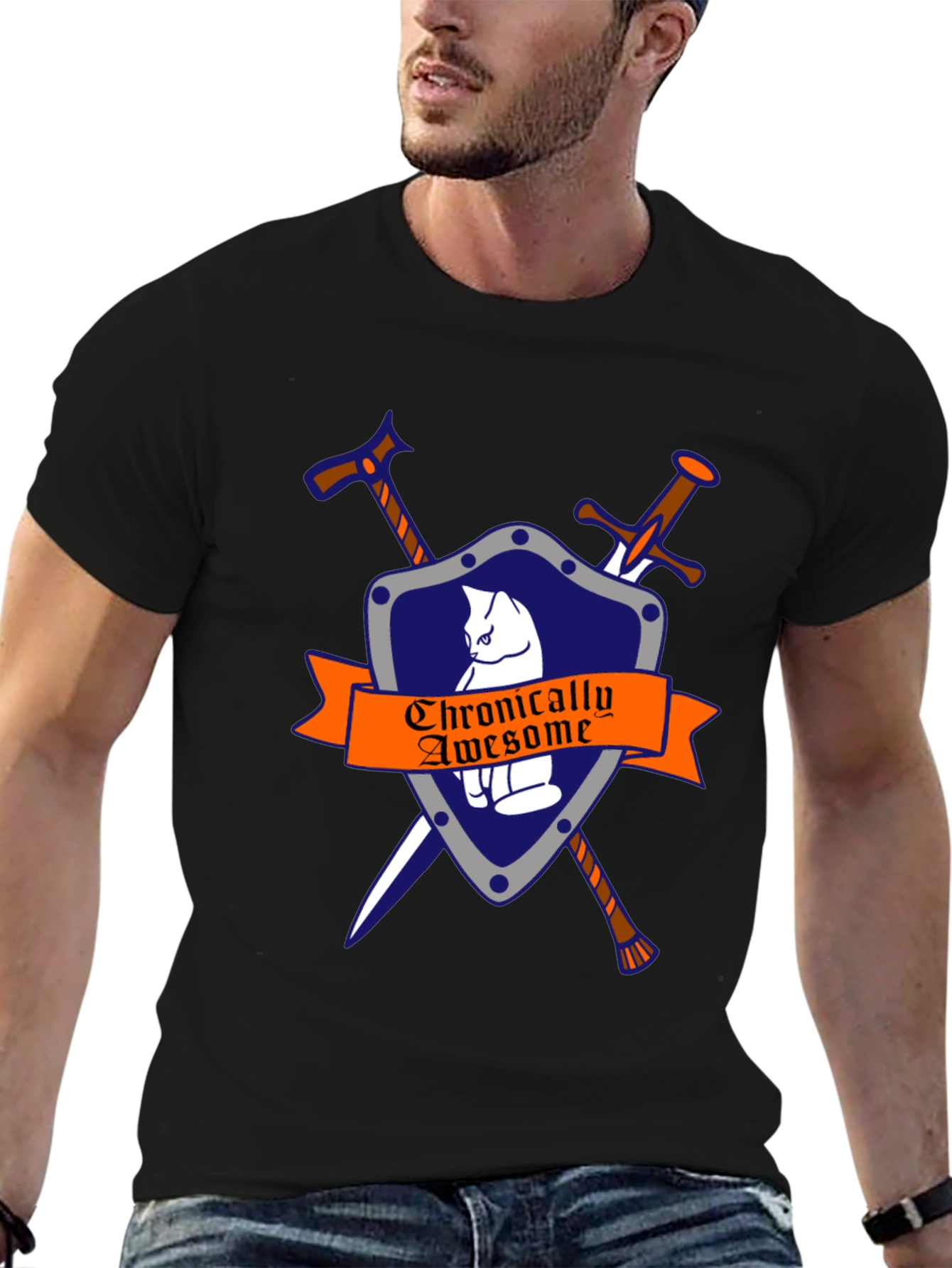 Chronically Awesome Cat T-Shirt