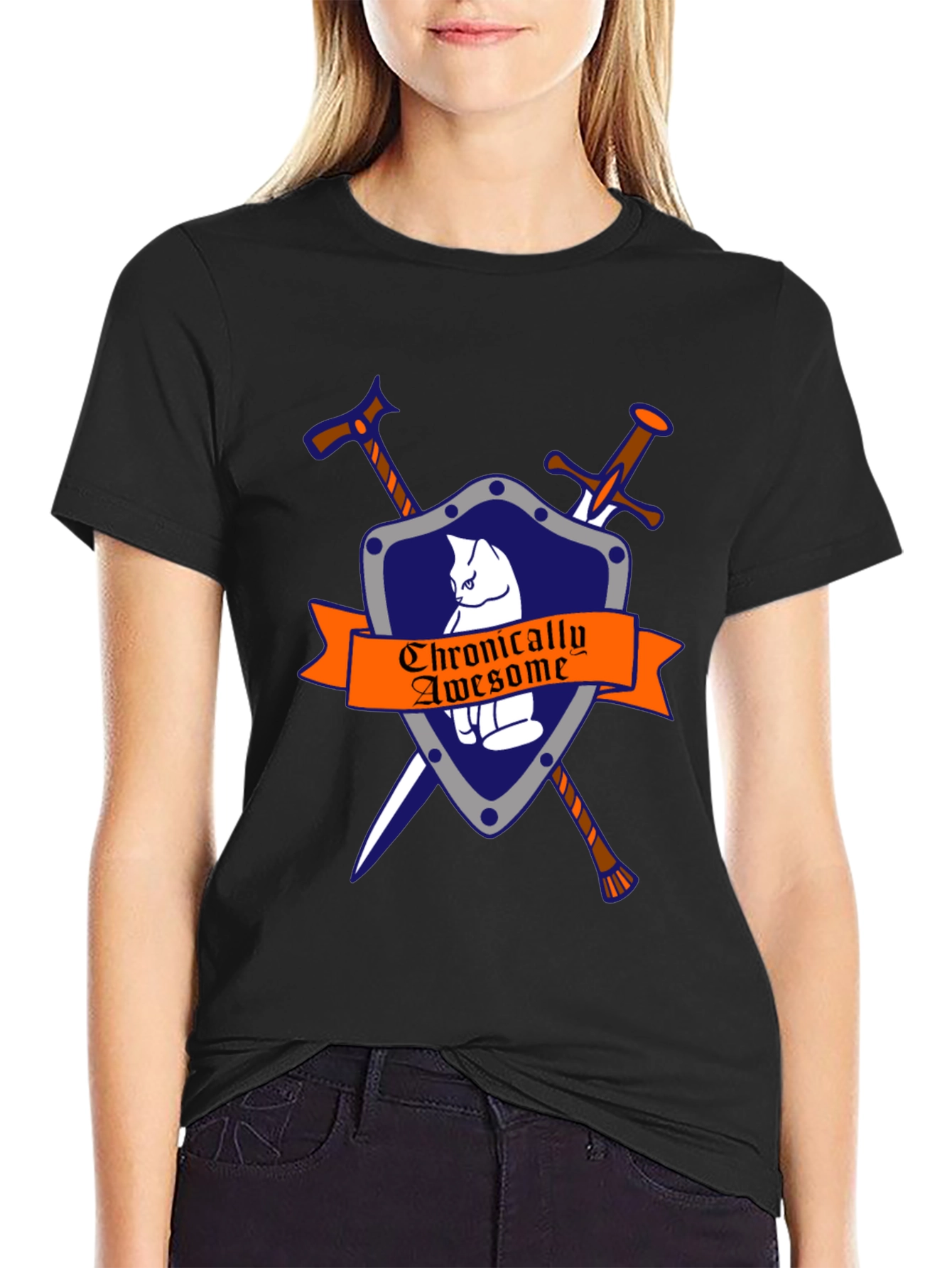 Chronically Awesome Cat T-Shirt