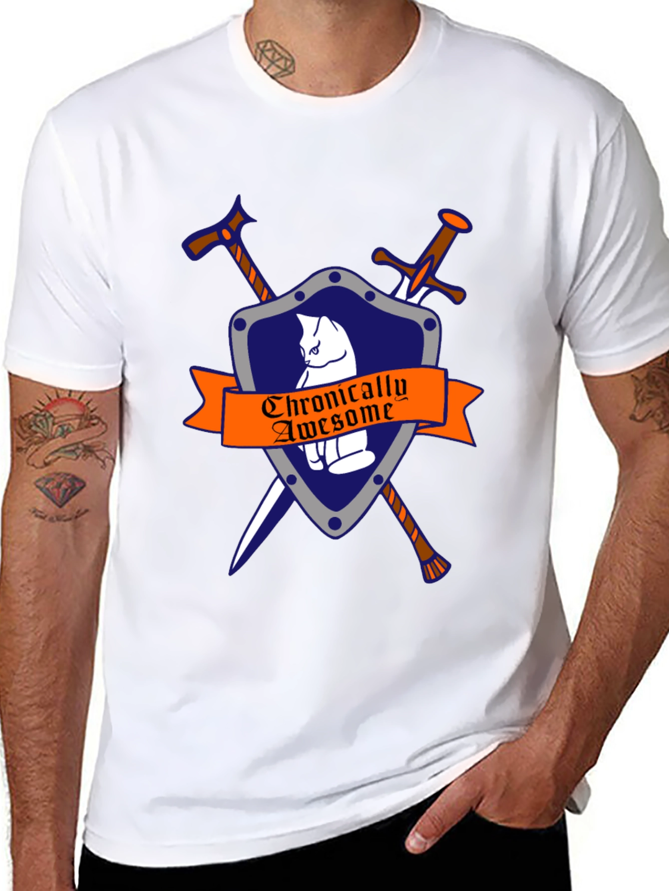 Chronically Awesome Cat T-Shirt