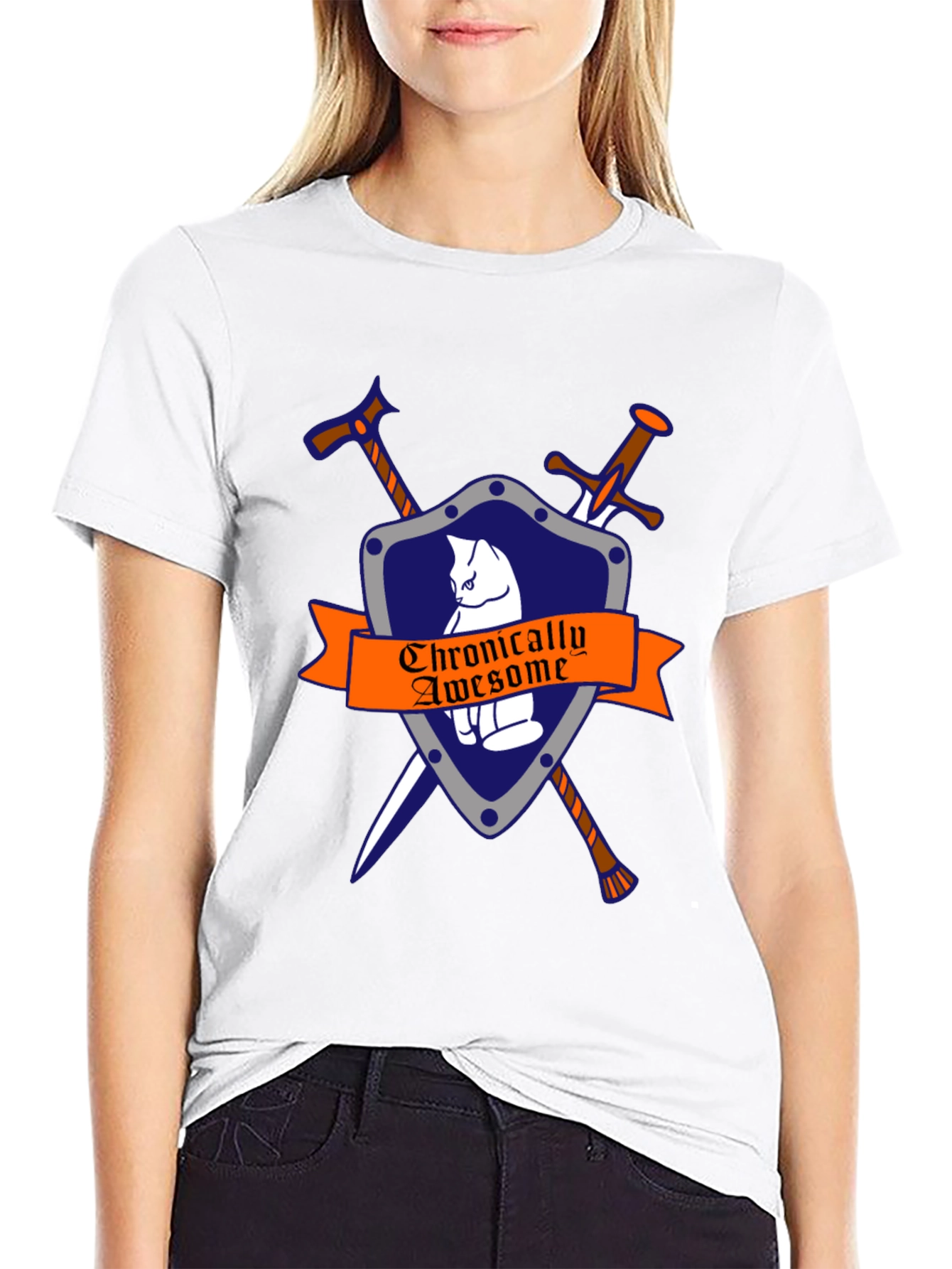 Chronically Awesome Cat T-Shirt
