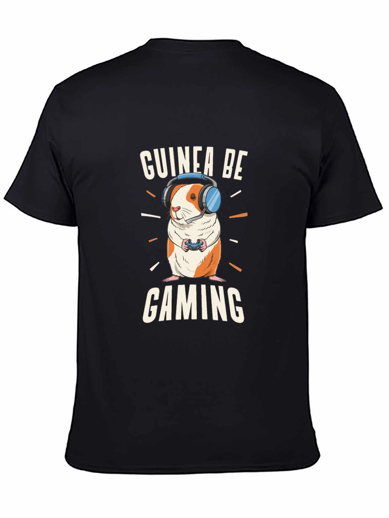 Guinea Pig Gaming Black T-Shirt