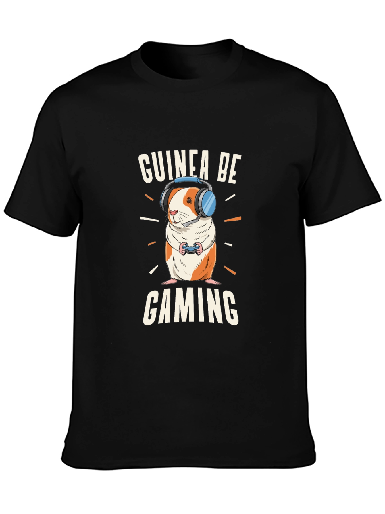 Guinea Pig Gaming Black T-Shirt