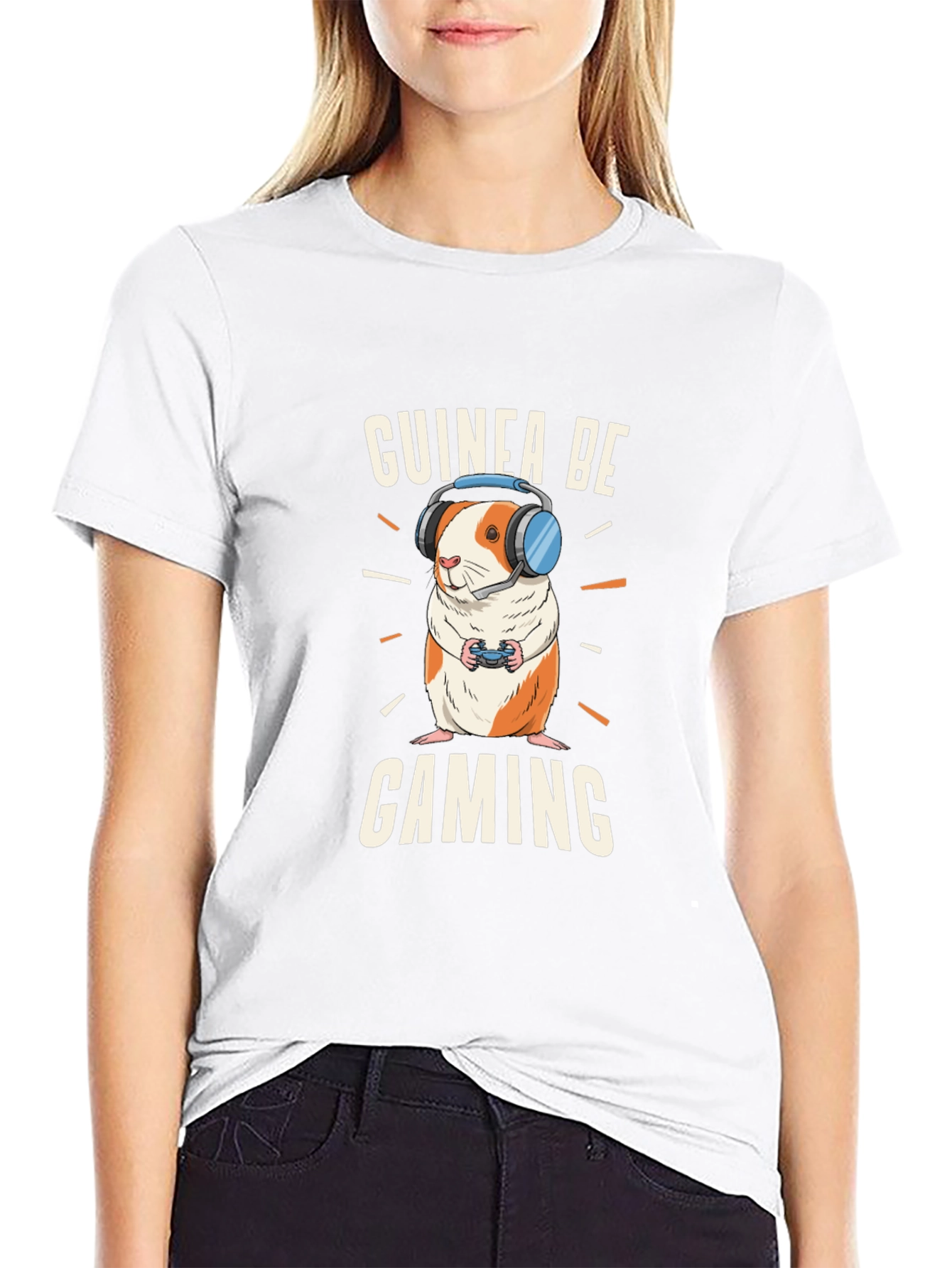 Guinea Pig Gaming Black T-Shirt