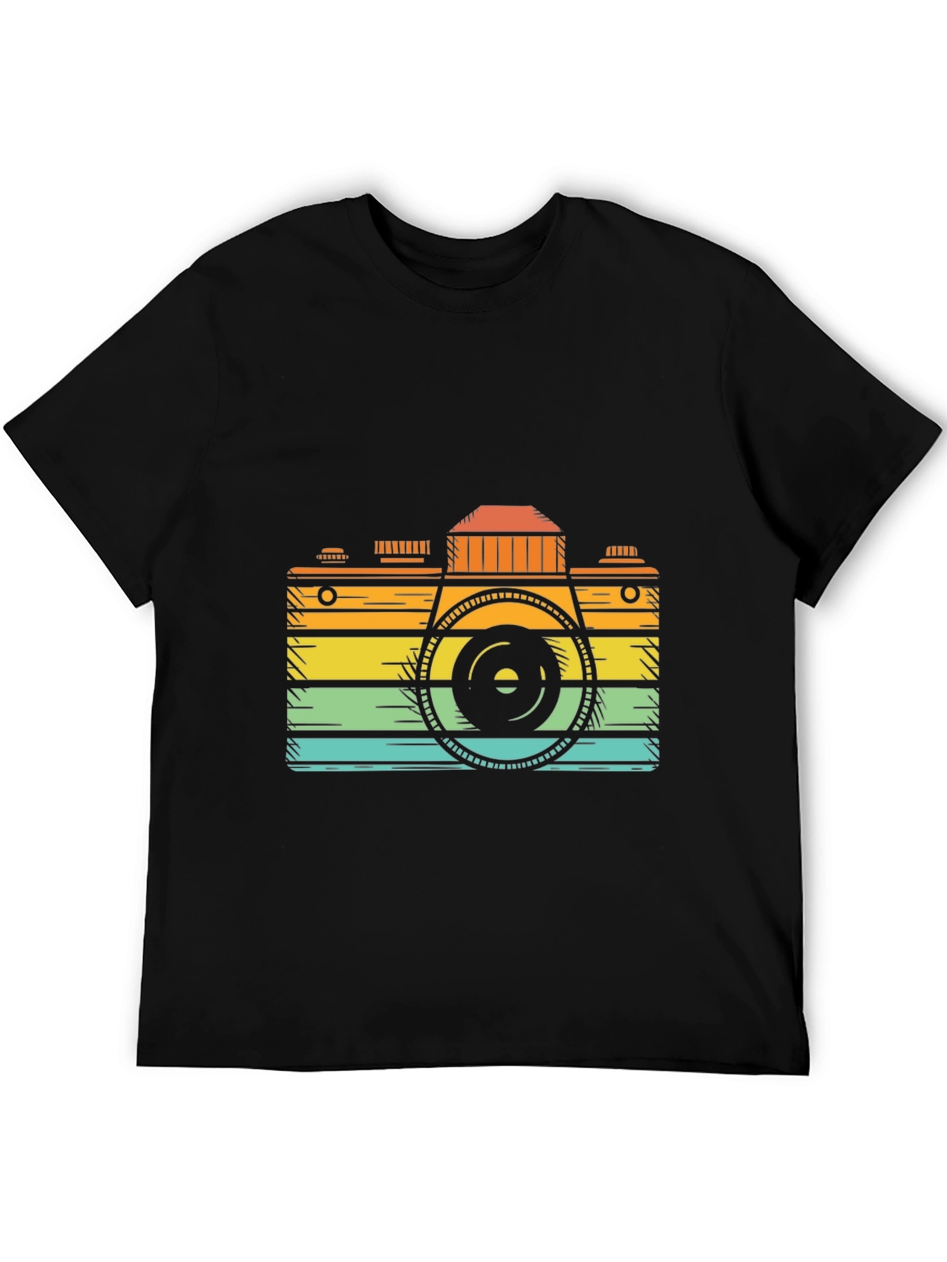 Retro Camera Graphic Tee - Classic Cool