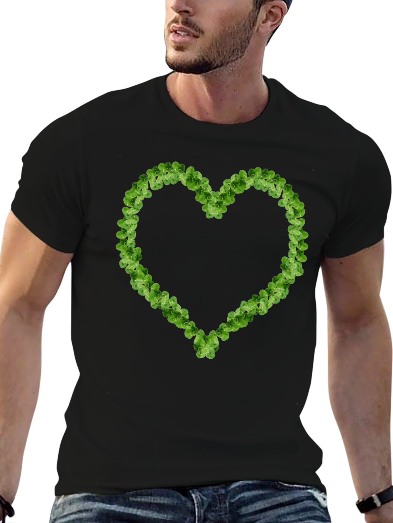 Clover Heart T-Shirt - Lucky Irish Pride