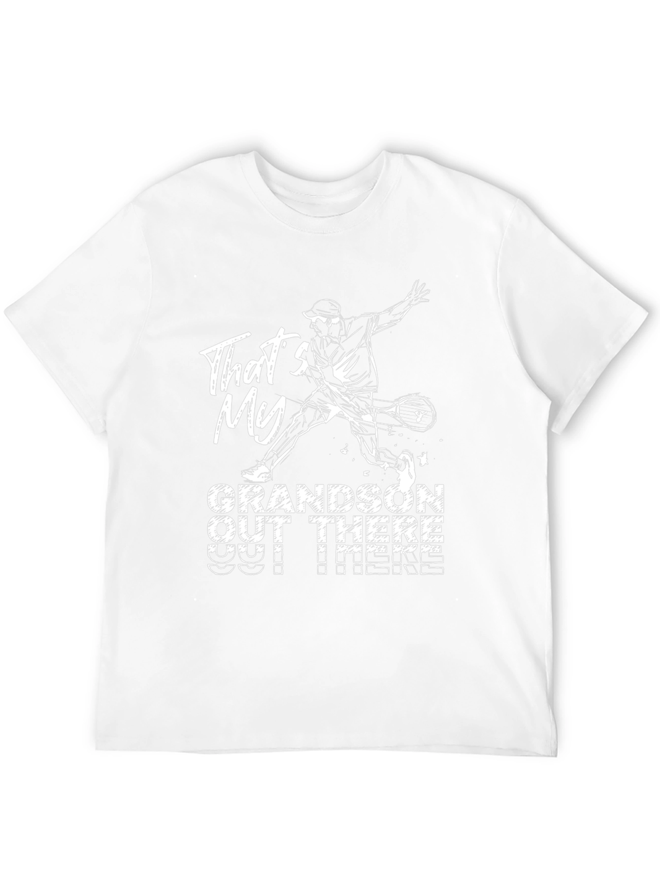 Thats My Grandson Out There Black Tee