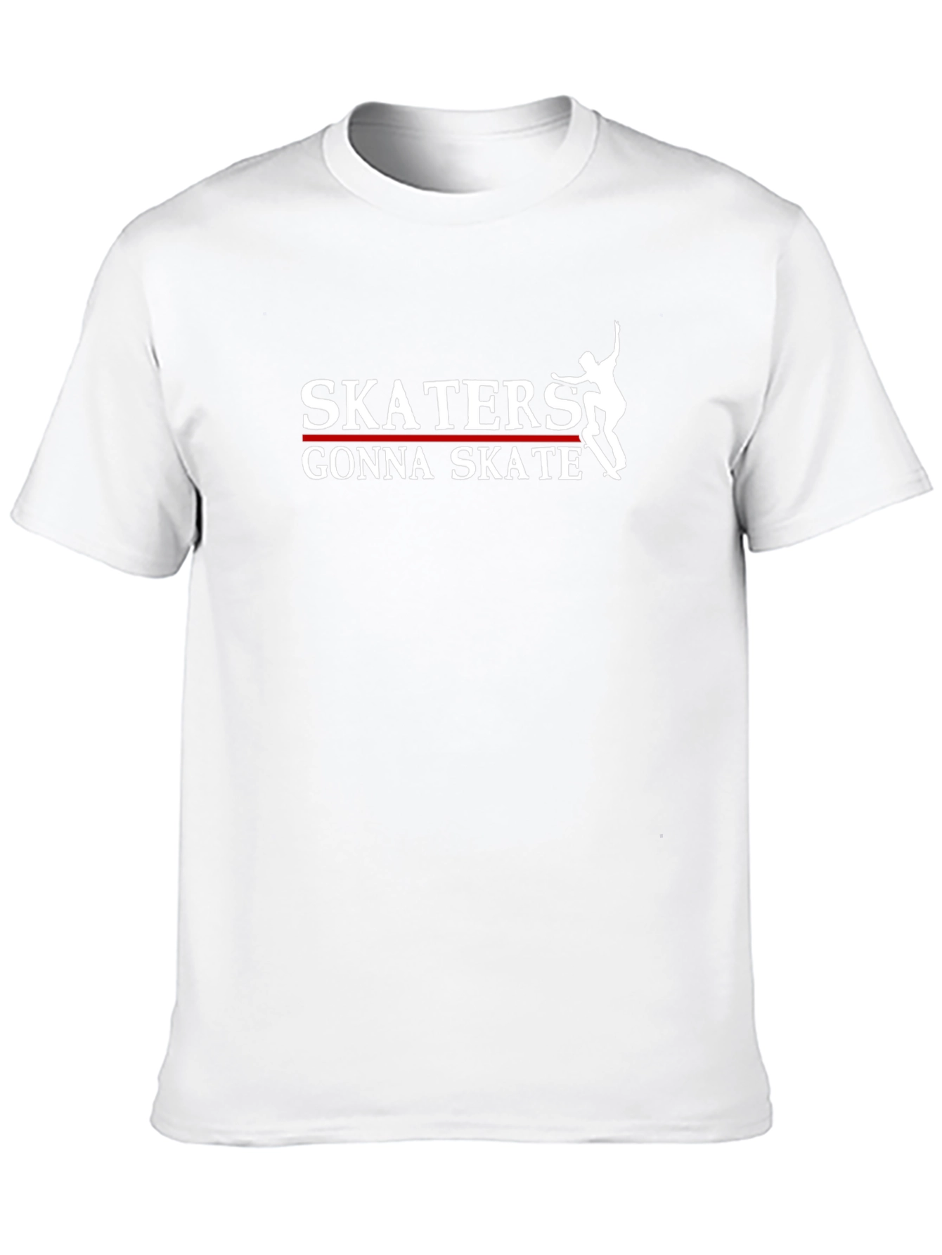 Skaters Gonna Skate Graphic Tee - Black