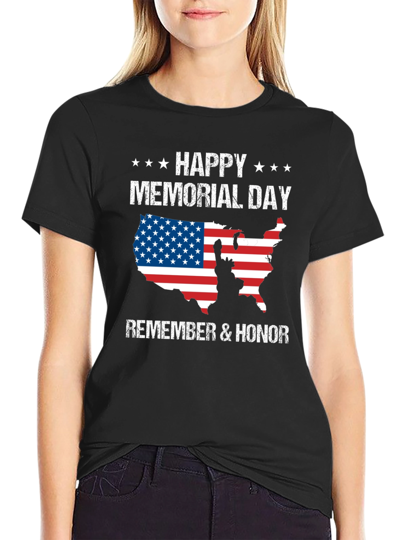 Memorial Day T-Shirt - Patriotic USA Design