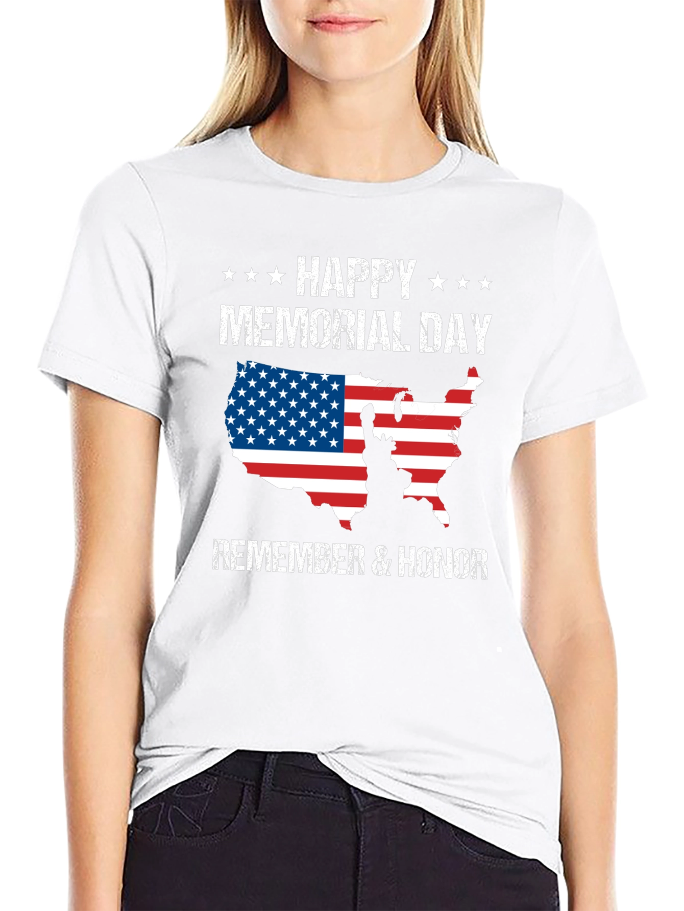 Memorial Day T-Shirt - Patriotic USA Design