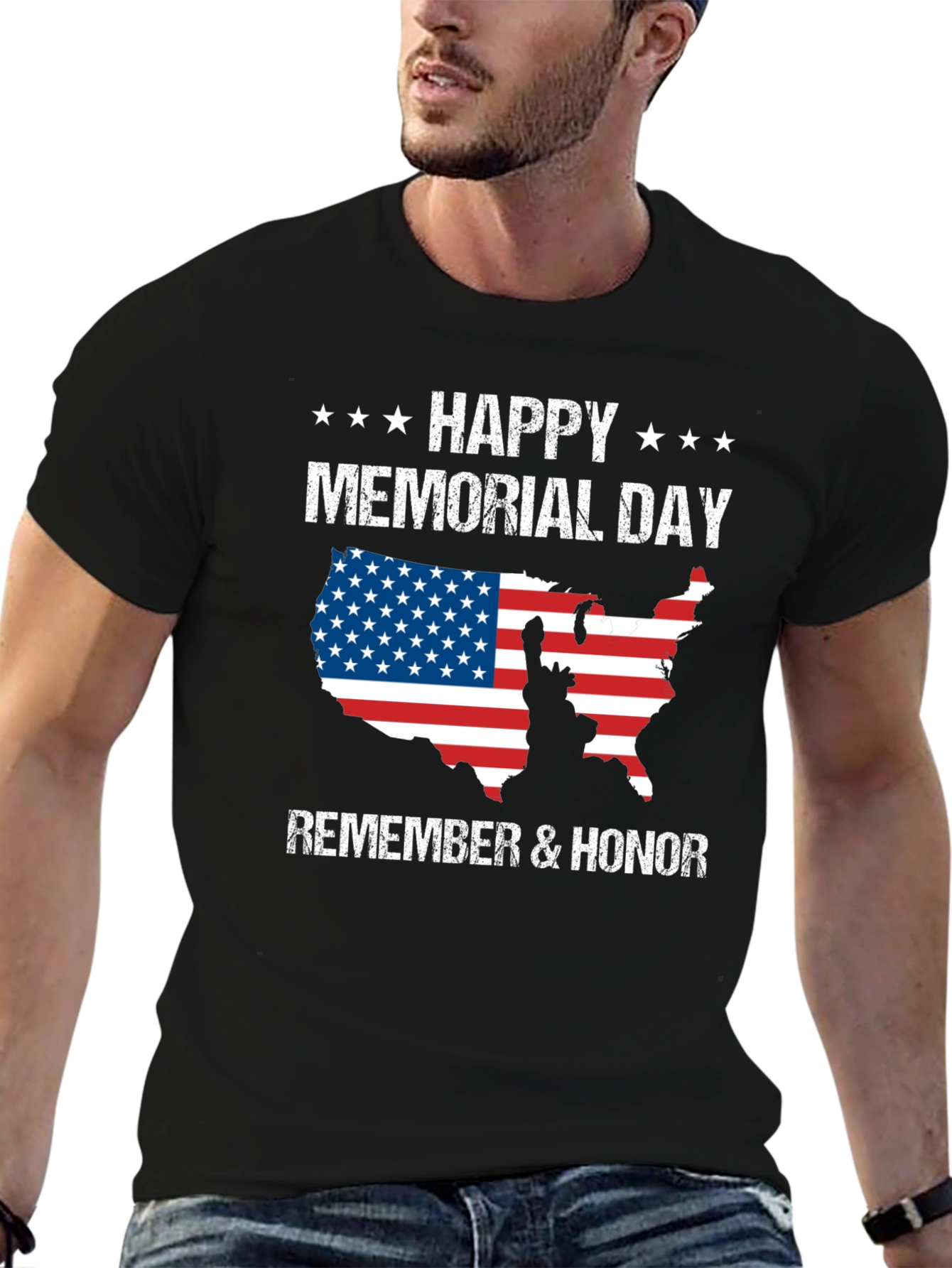 Memorial Day T-Shirt - Patriotic USA Design