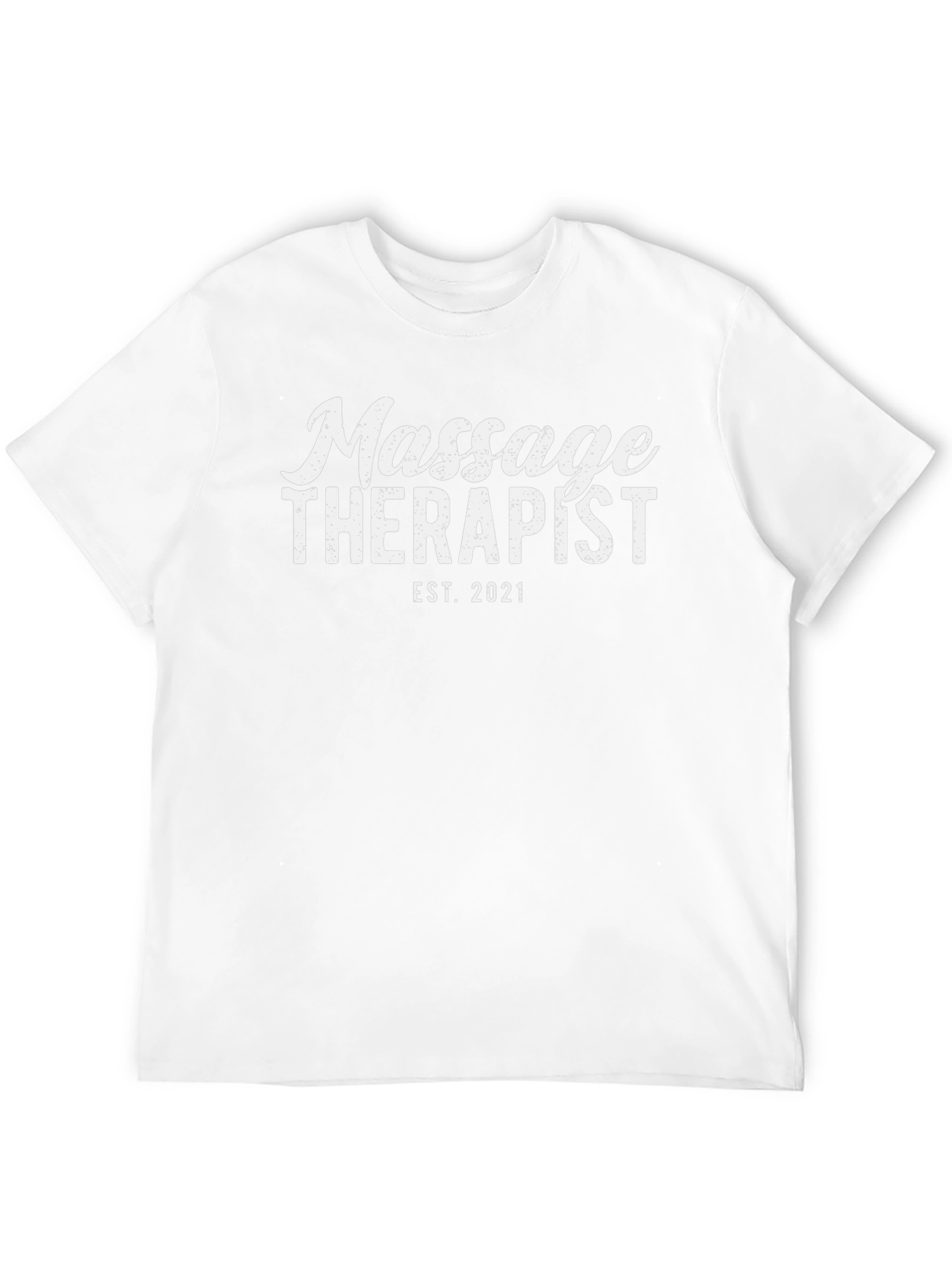 Massage Therapist Est. 2021 Black T-Shirt