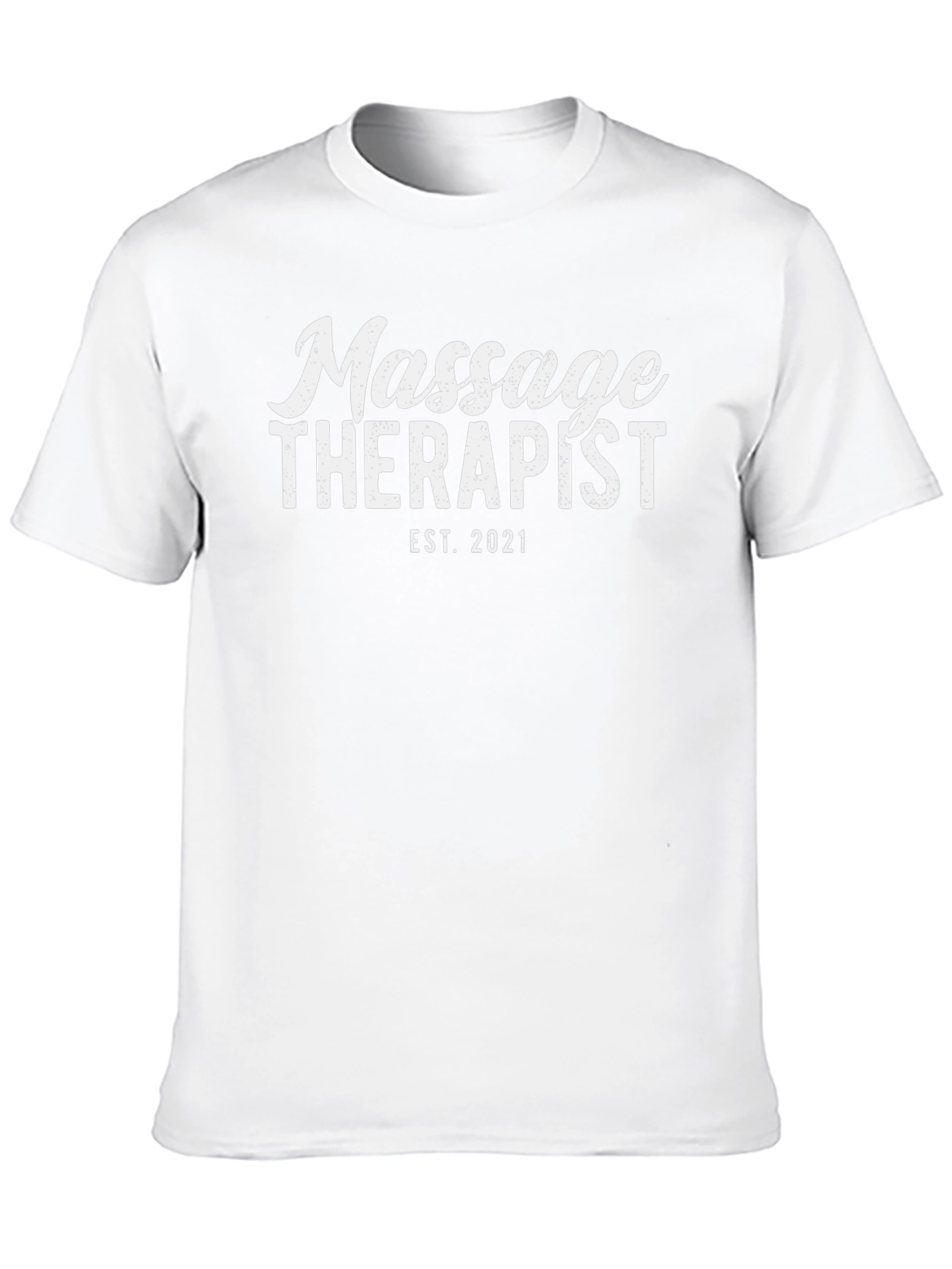 Massage Therapist Est. 2021 Black T-Shirt