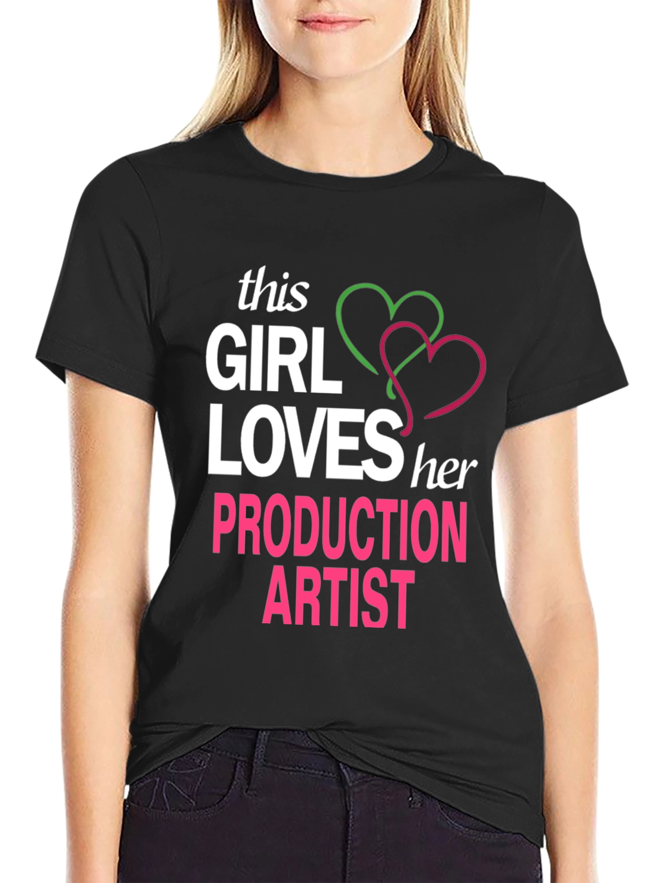 This Girl Loves Her Production Artist T-Shirt