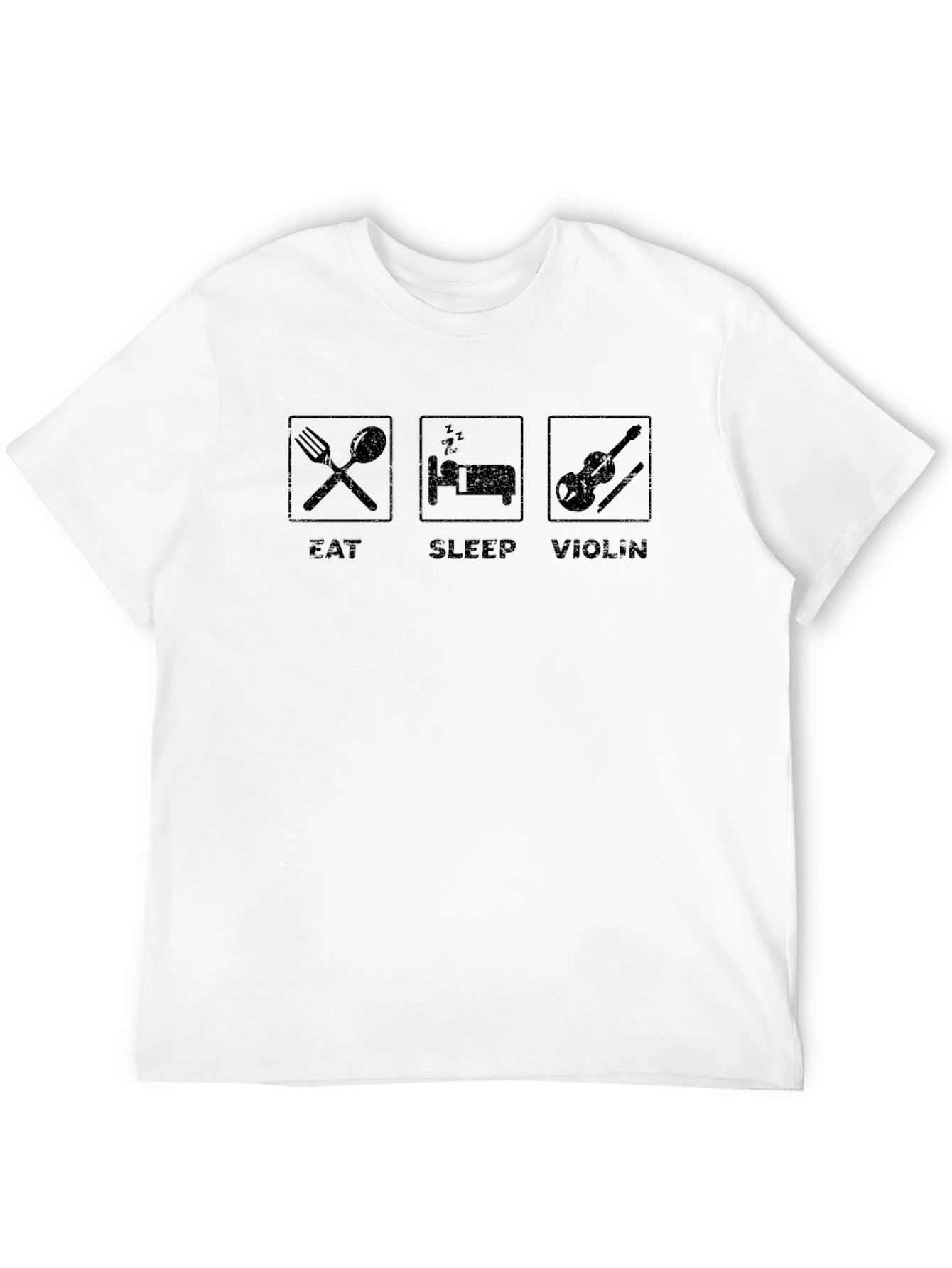 Eat Sleep Violin Funny Graphic Tee