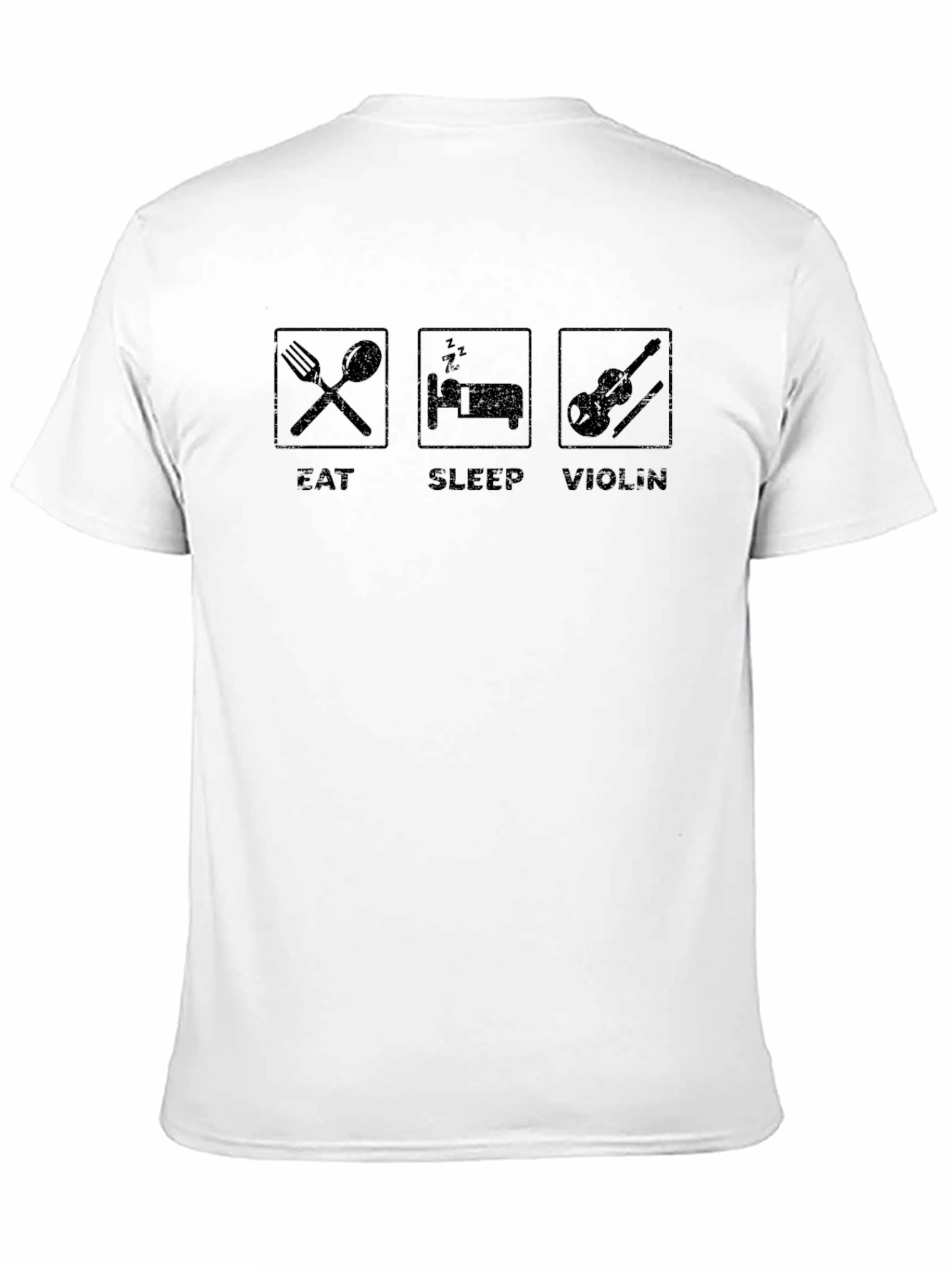 Eat Sleep Violin Funny Graphic Tee