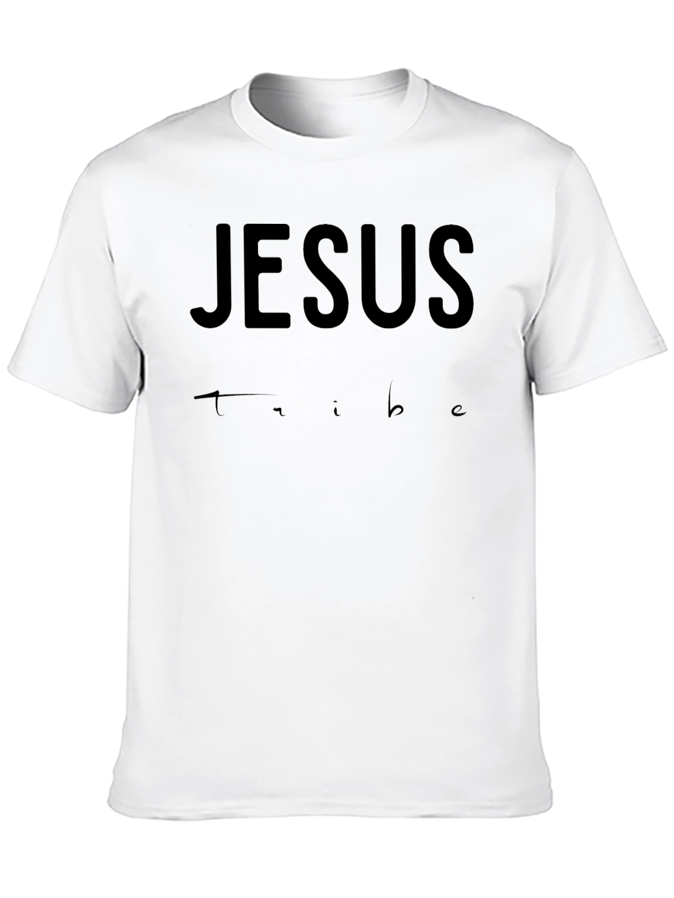Jesus Tribe Black Crew Neck T-Shirt