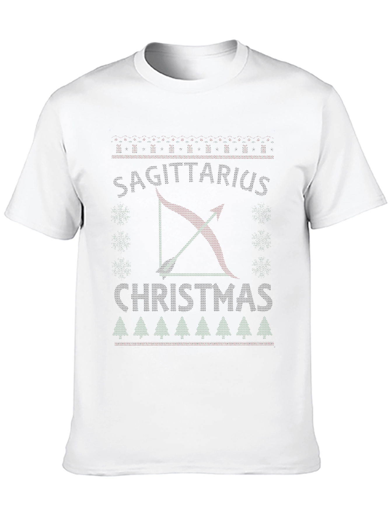 Sagittarius Christmas T-Shirt Ugly Sweater Style