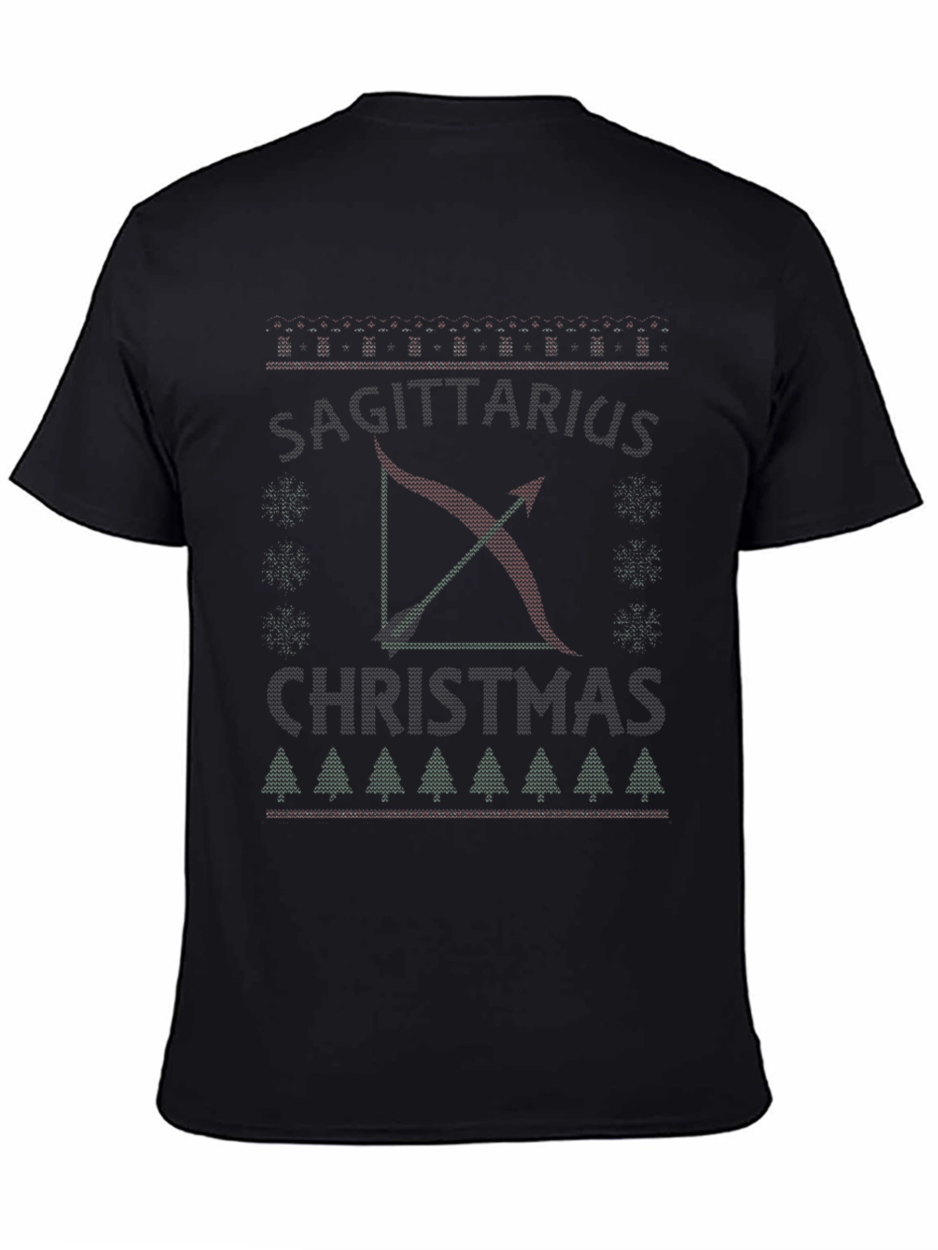 Sagittarius Christmas T-Shirt Ugly Sweater Style