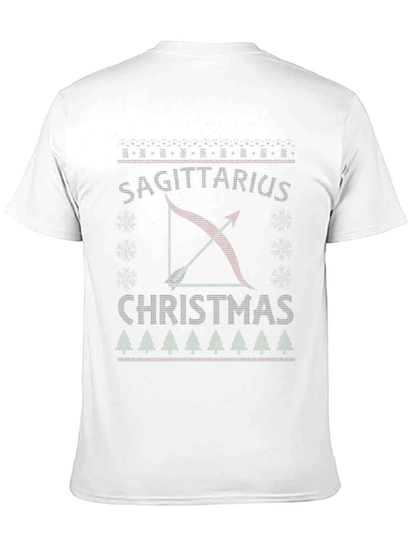 Sagittarius Christmas T-Shirt Ugly Sweater Style