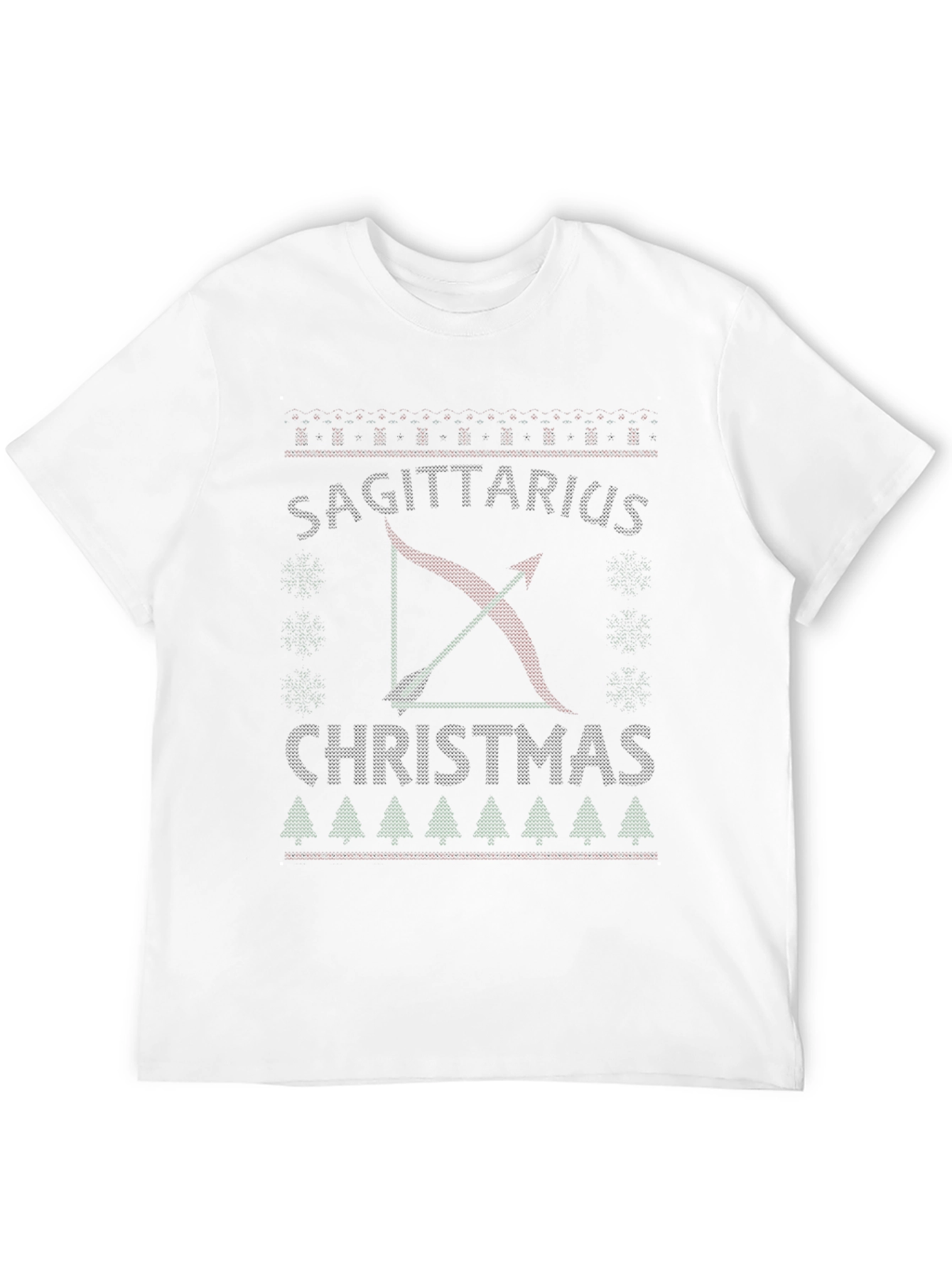 Sagittarius Christmas T-Shirt Ugly Sweater Style