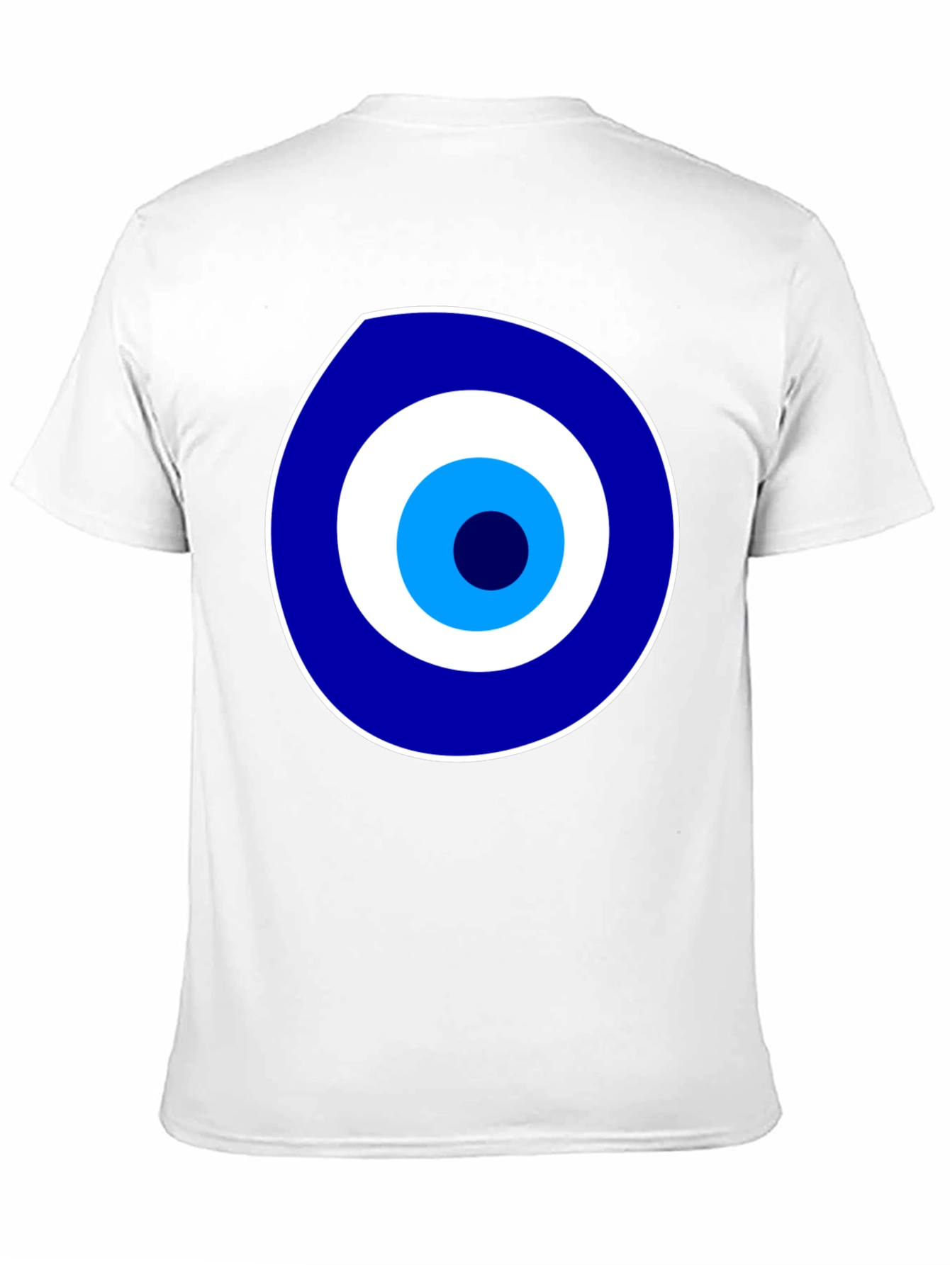 Evil Eye Graphic Print Black T-Shirt