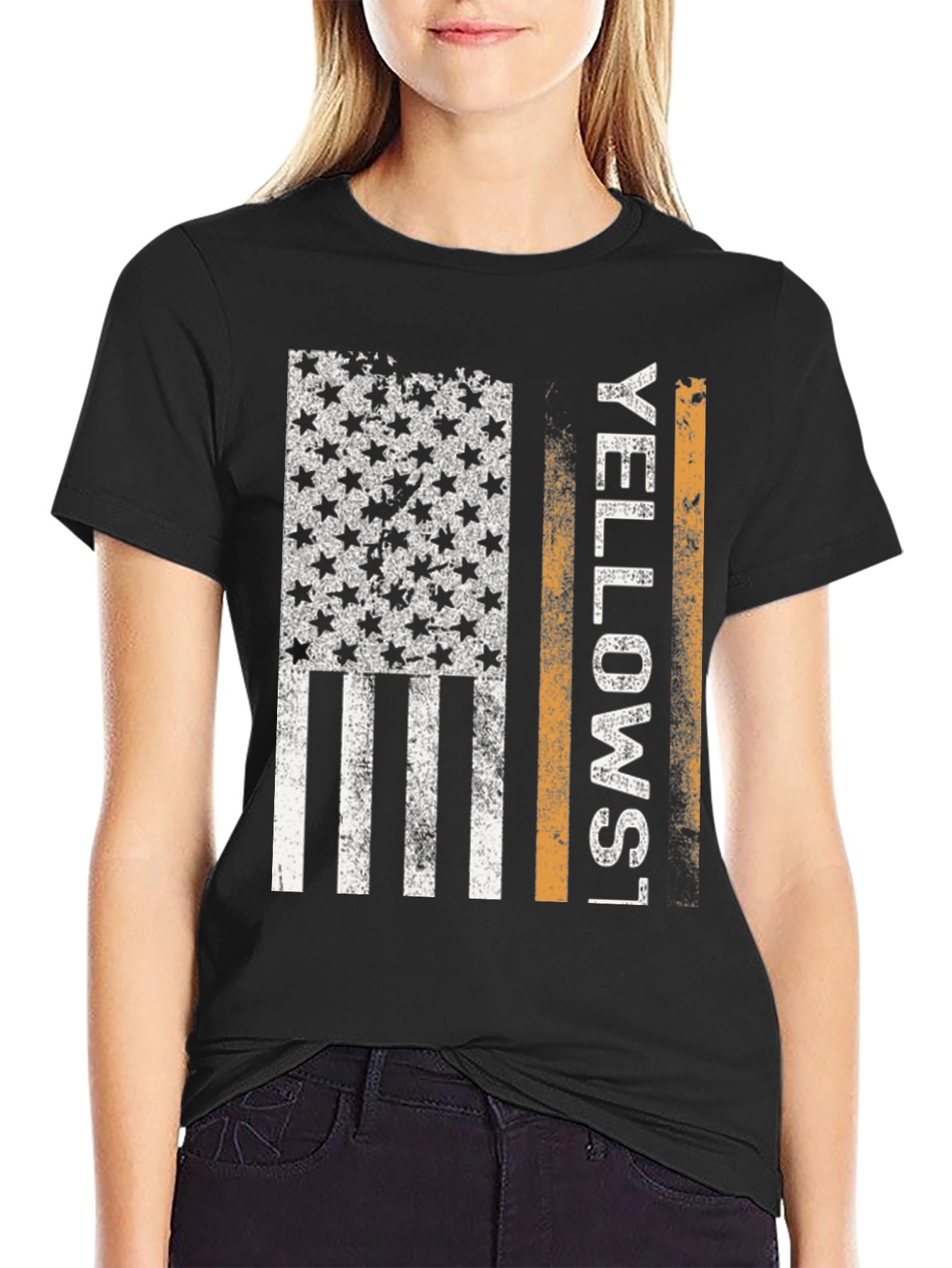 Yellowstone Flag Graphic T-Shirt