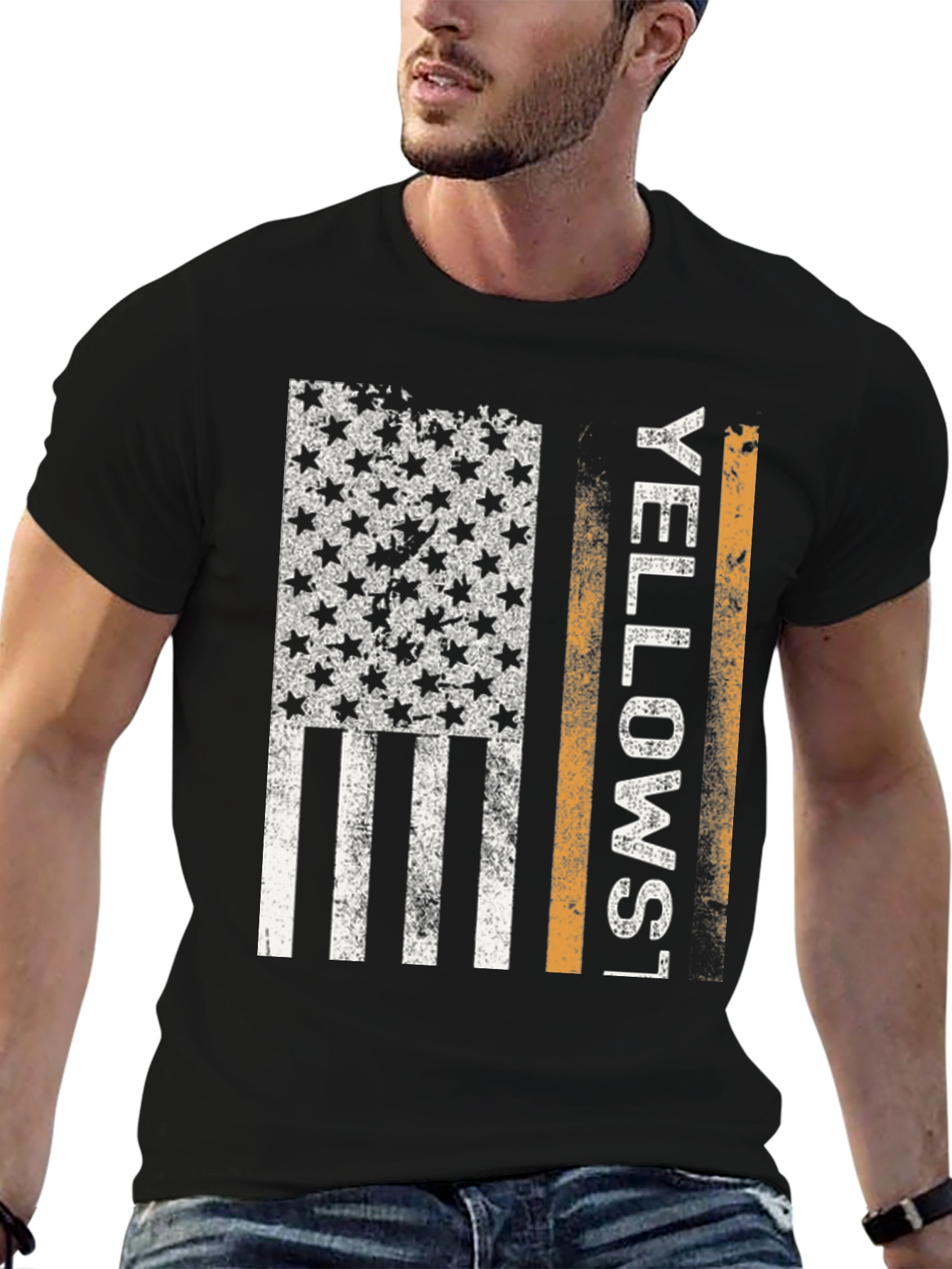 Yellowstone Flag Graphic T-Shirt
