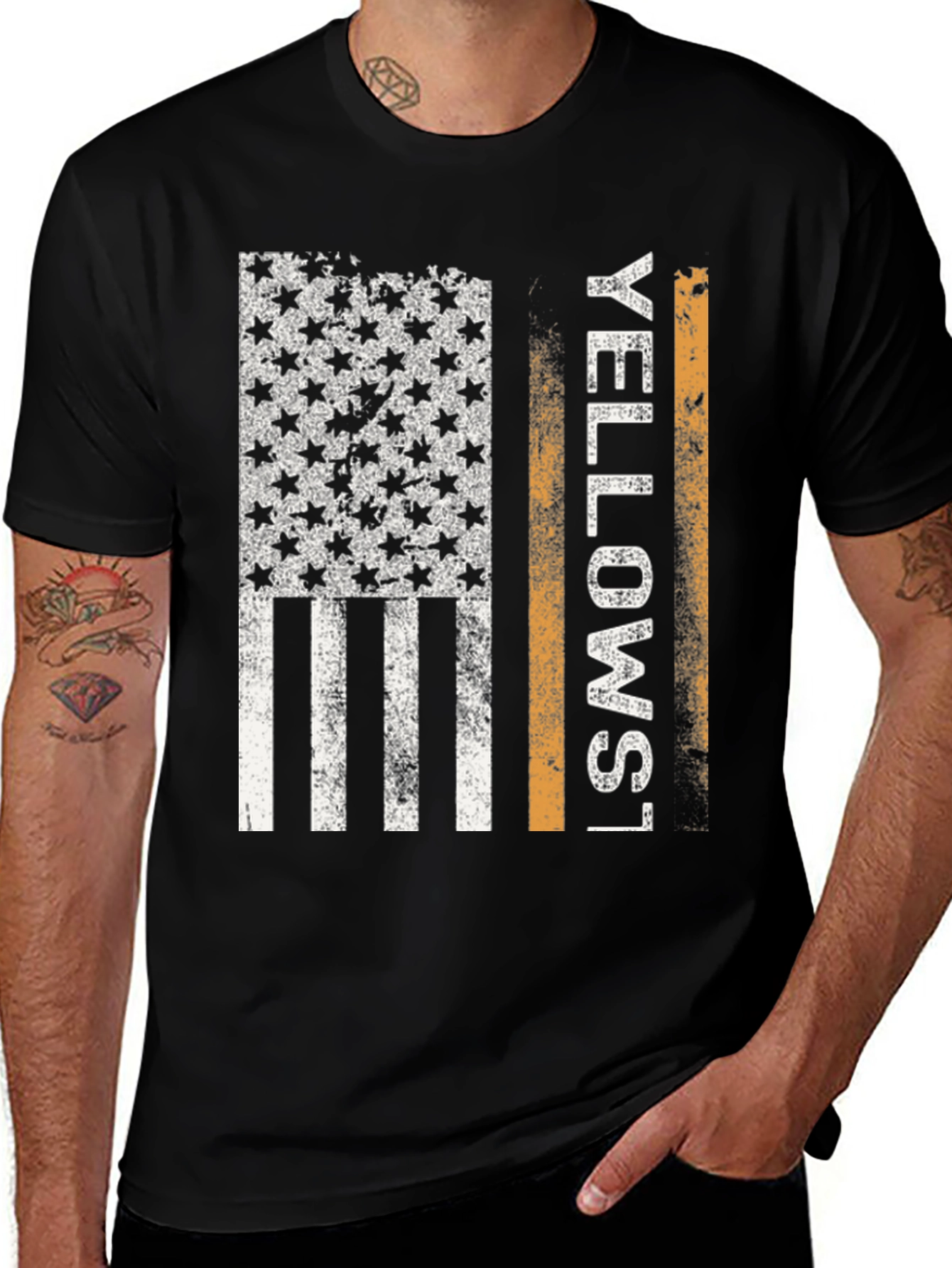 Yellowstone Flag Graphic T-Shirt