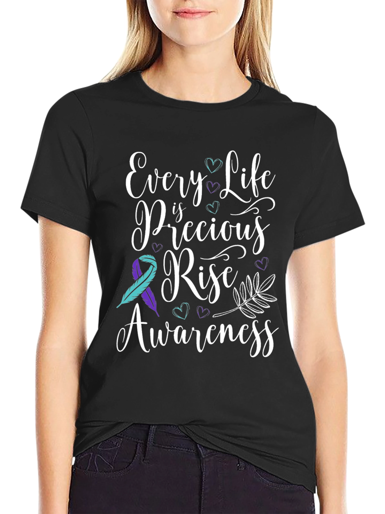 Every Life is Precious Tee: Suicide Awareness Shirt
