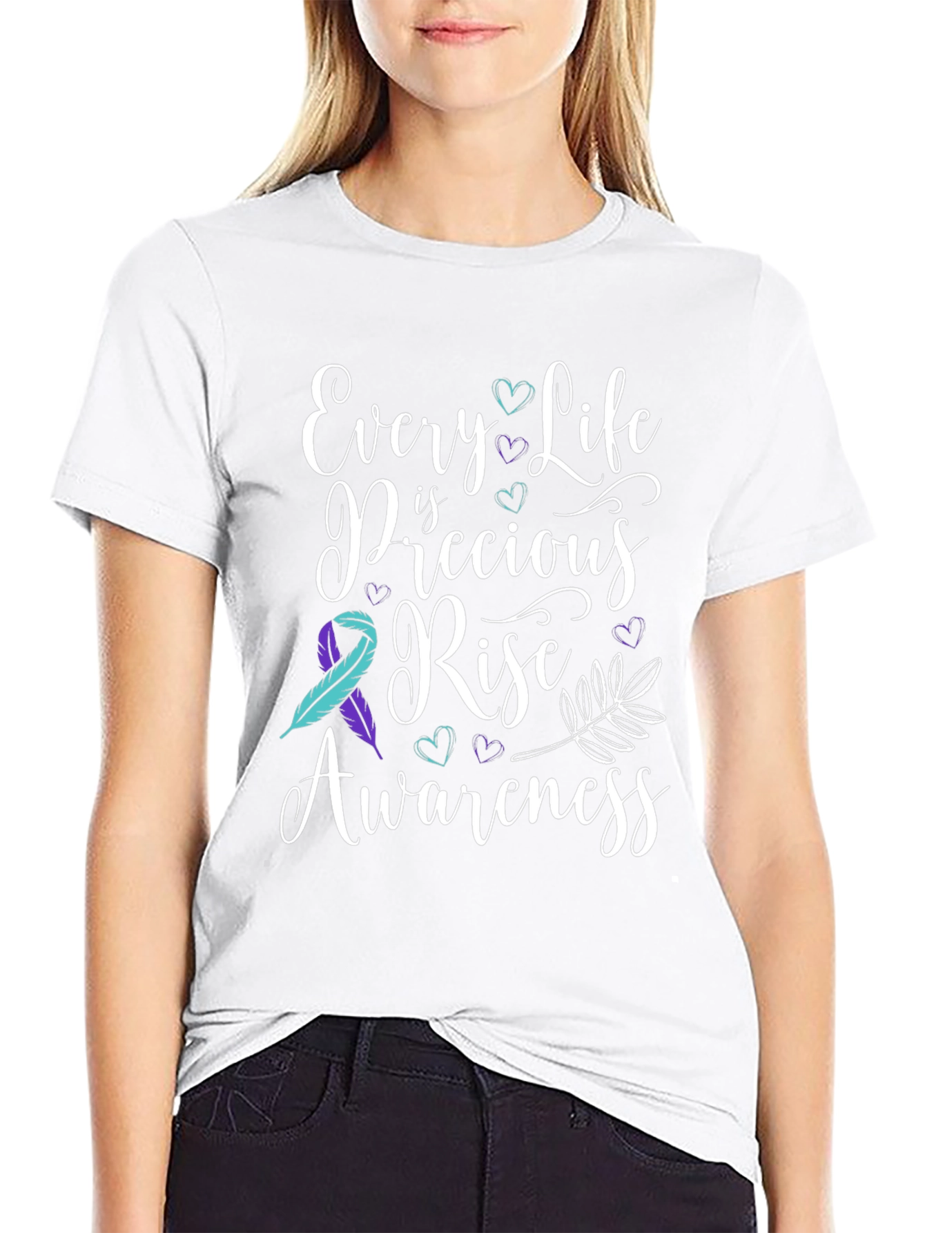 Every Life is Precious Tee: Suicide Awareness Shirt