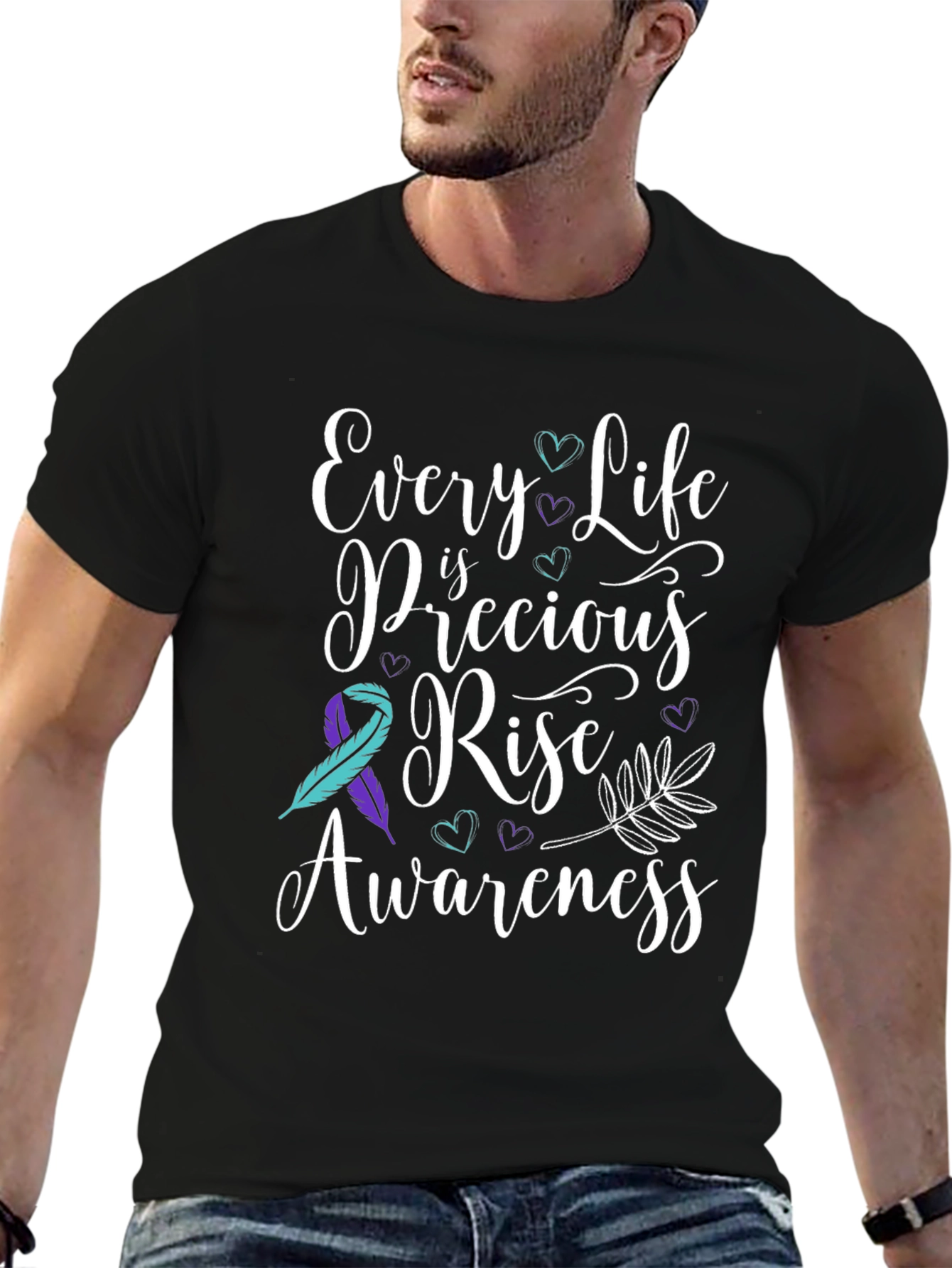 Every Life is Precious Tee: Suicide Awareness Shirt