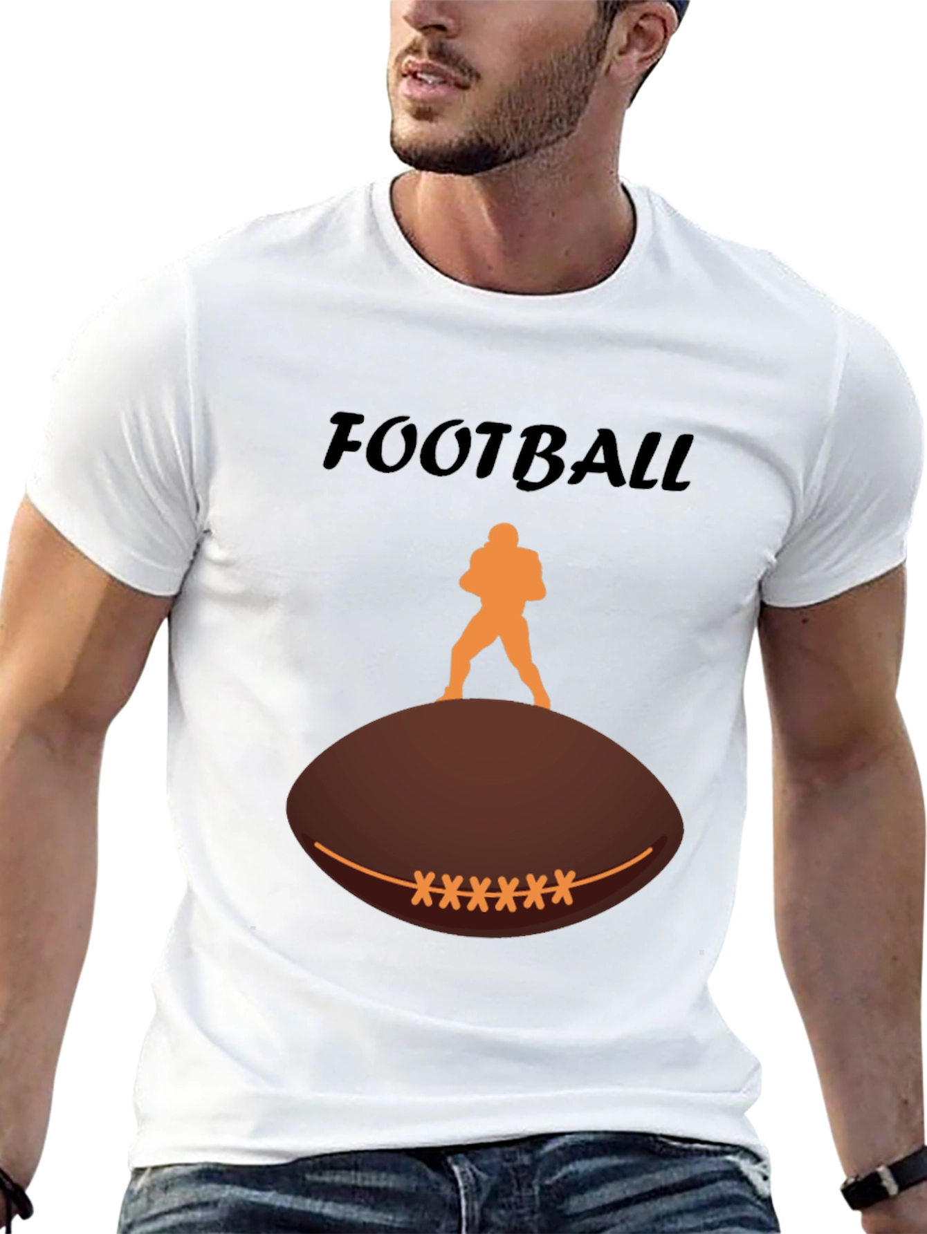 Football Graphic Tee - Game Day Ready!
