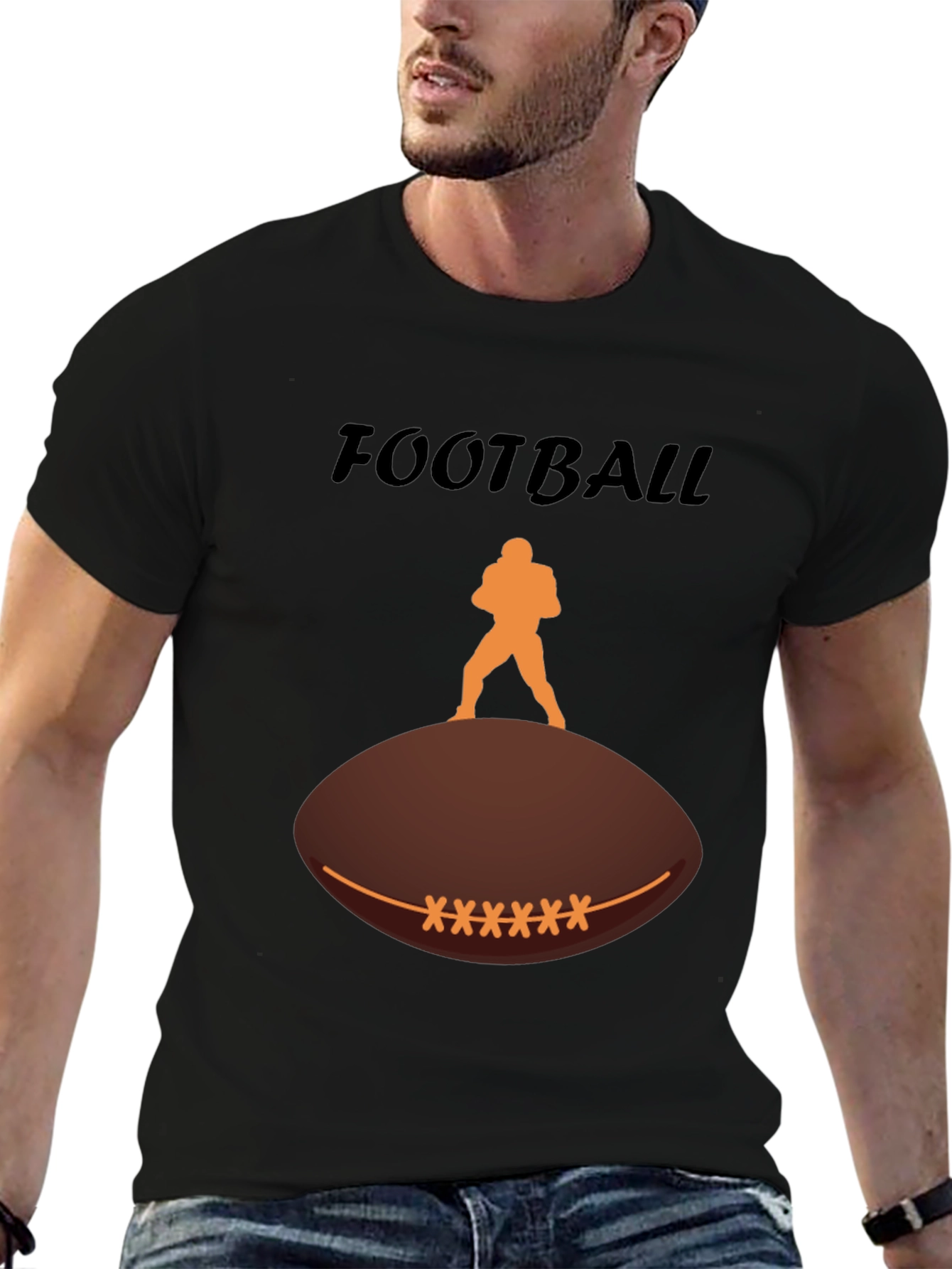 Football Graphic Tee - Game Day Ready!