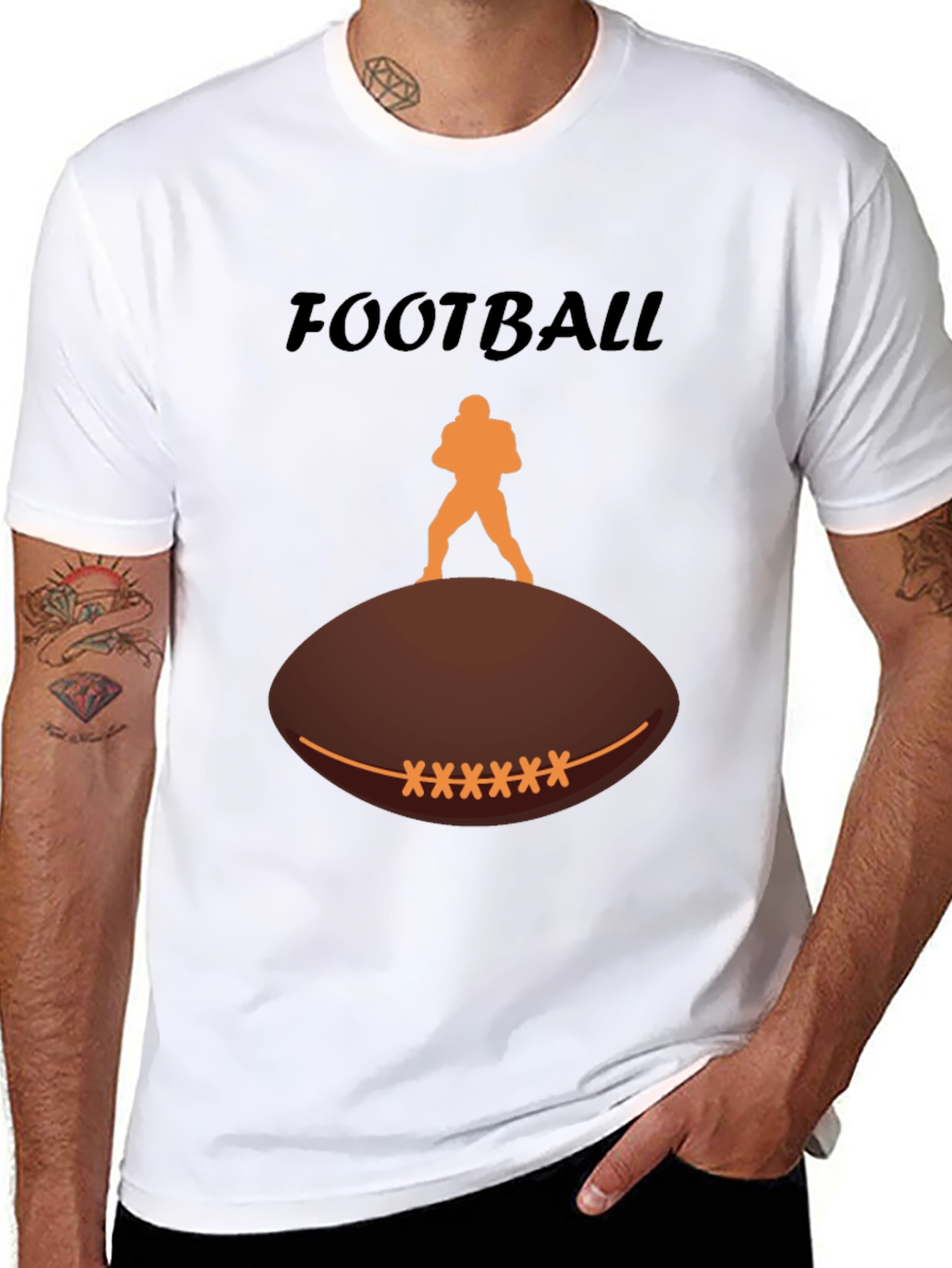 Football Graphic Tee - Game Day Ready!