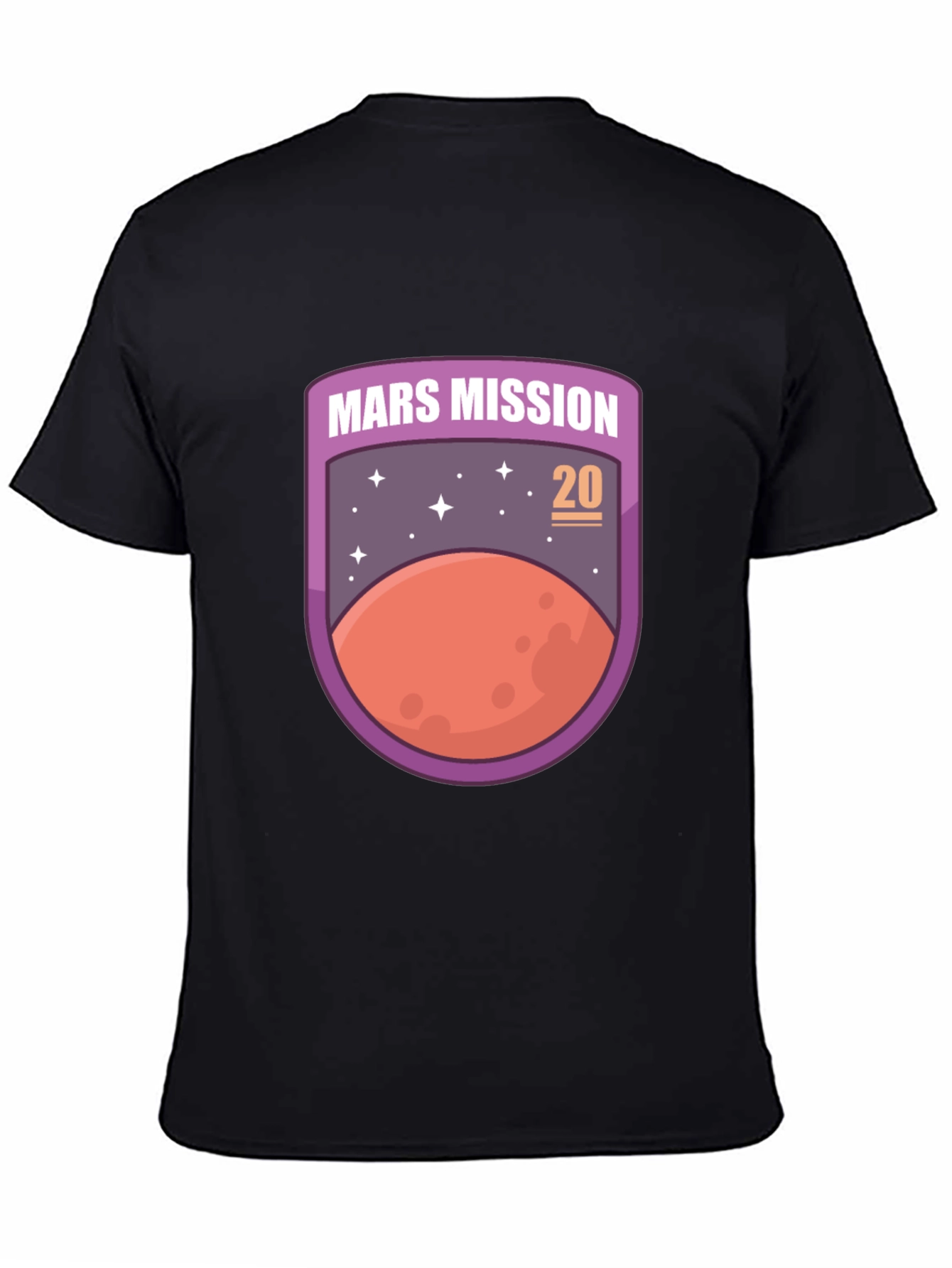 Mars Mission 20 Unisex T-Shirt Space Graphic Tee