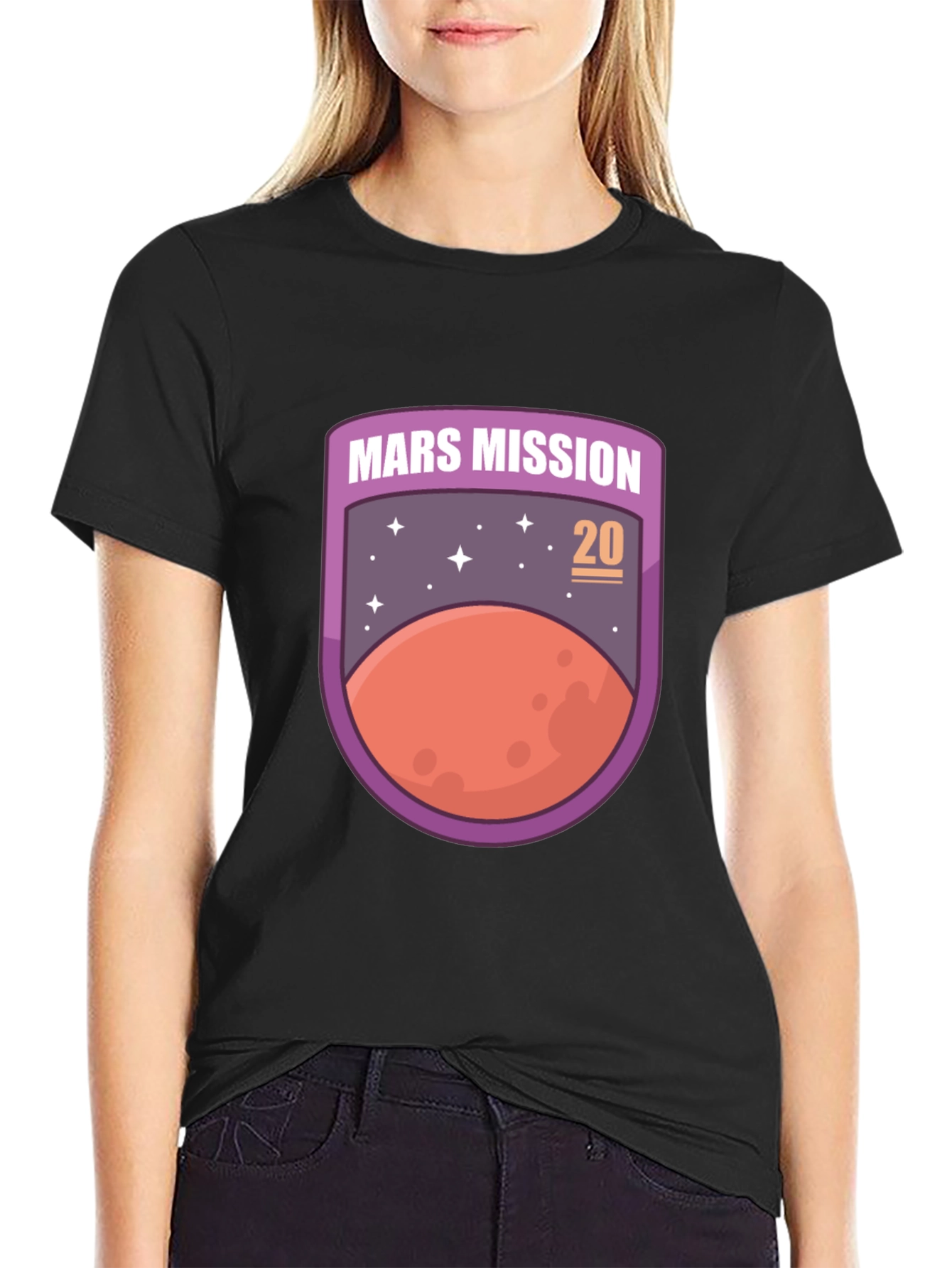 Mars Mission 20 Unisex T-Shirt Space Graphic Tee